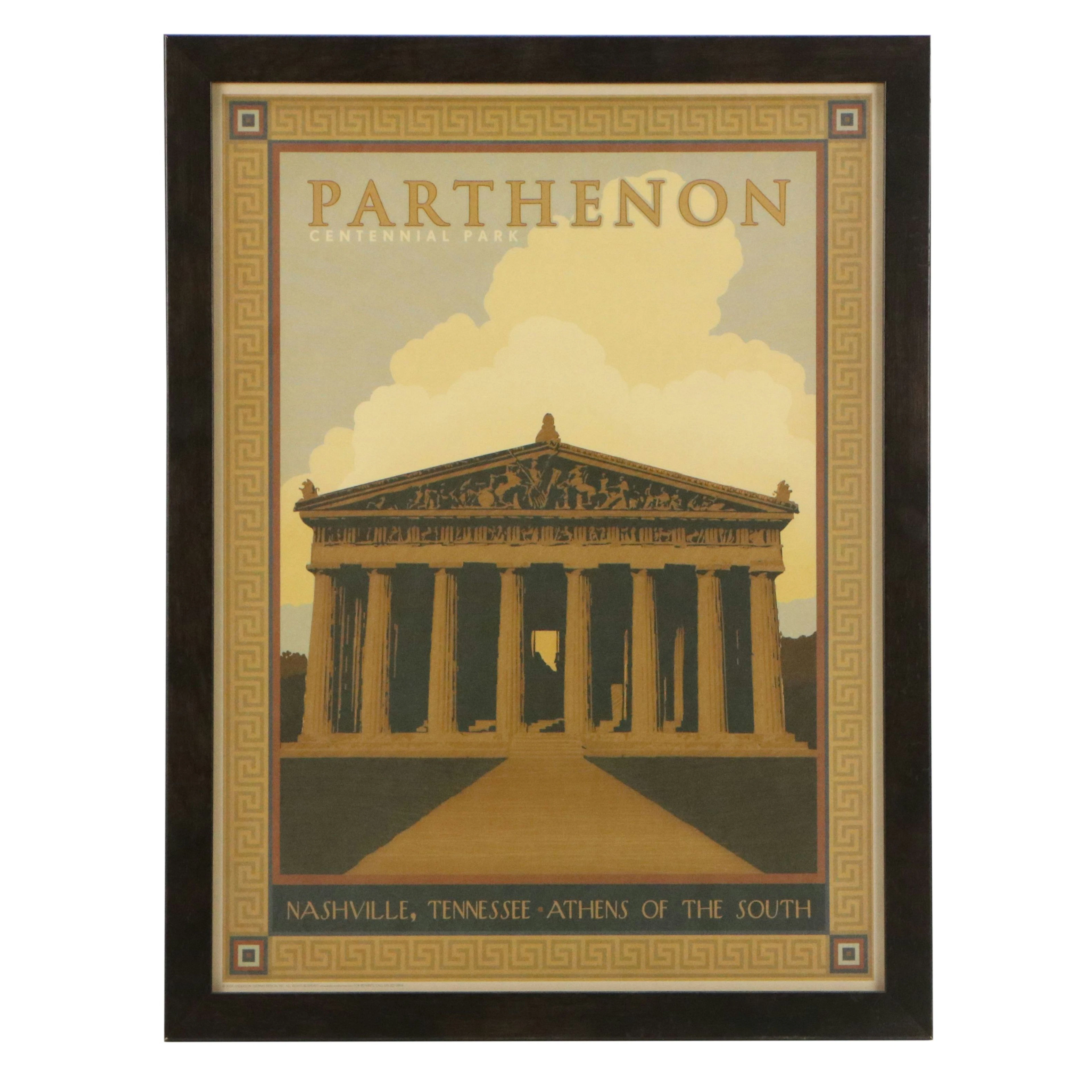 Parthenon of Centennial Park, Nashville, Tennessee Travel Poster, 2004