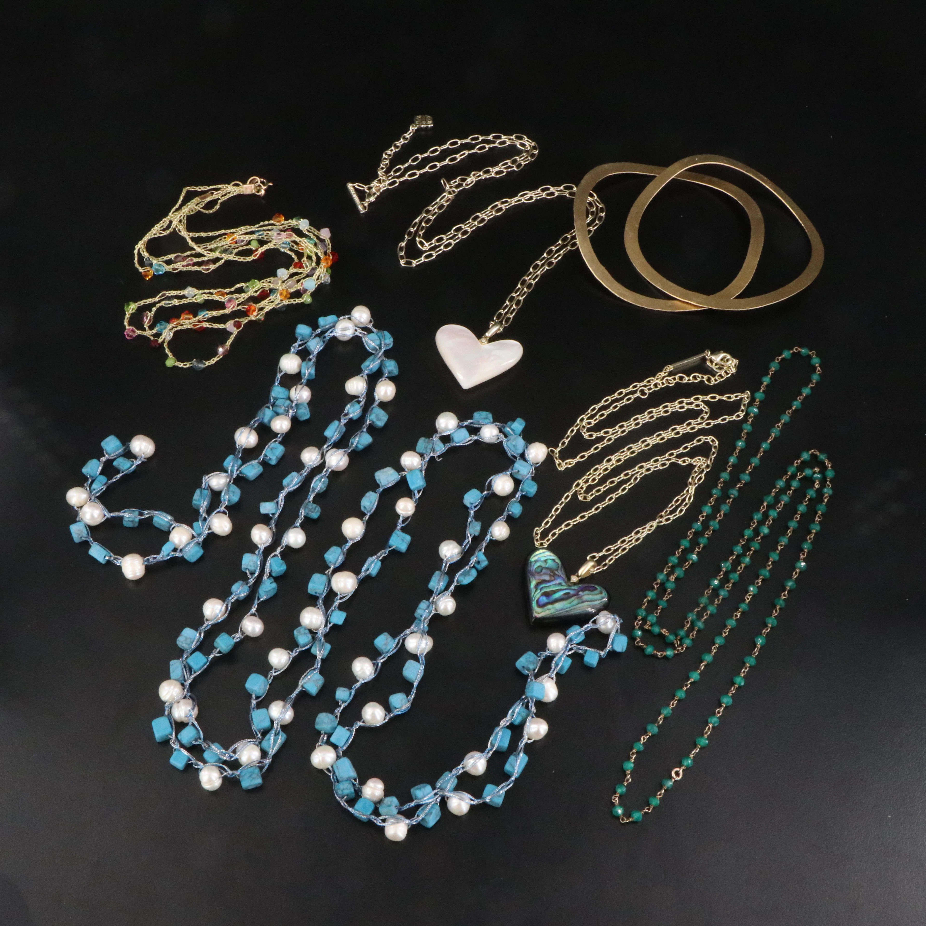 Kendra Scott, Howlite & Mother-of-Pearl Featured in Necklaces & Bracelets
