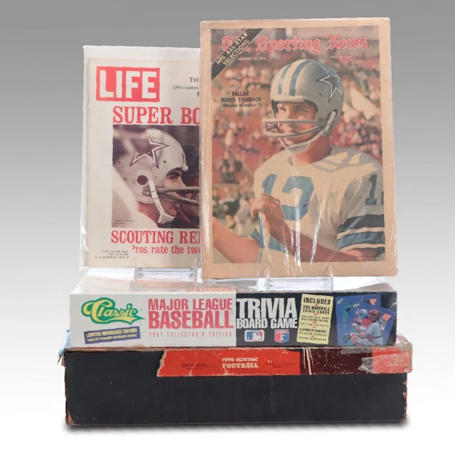 MLB Collector's Edition Trivia, Foto-Electric Football Game, Sports Memorabilia