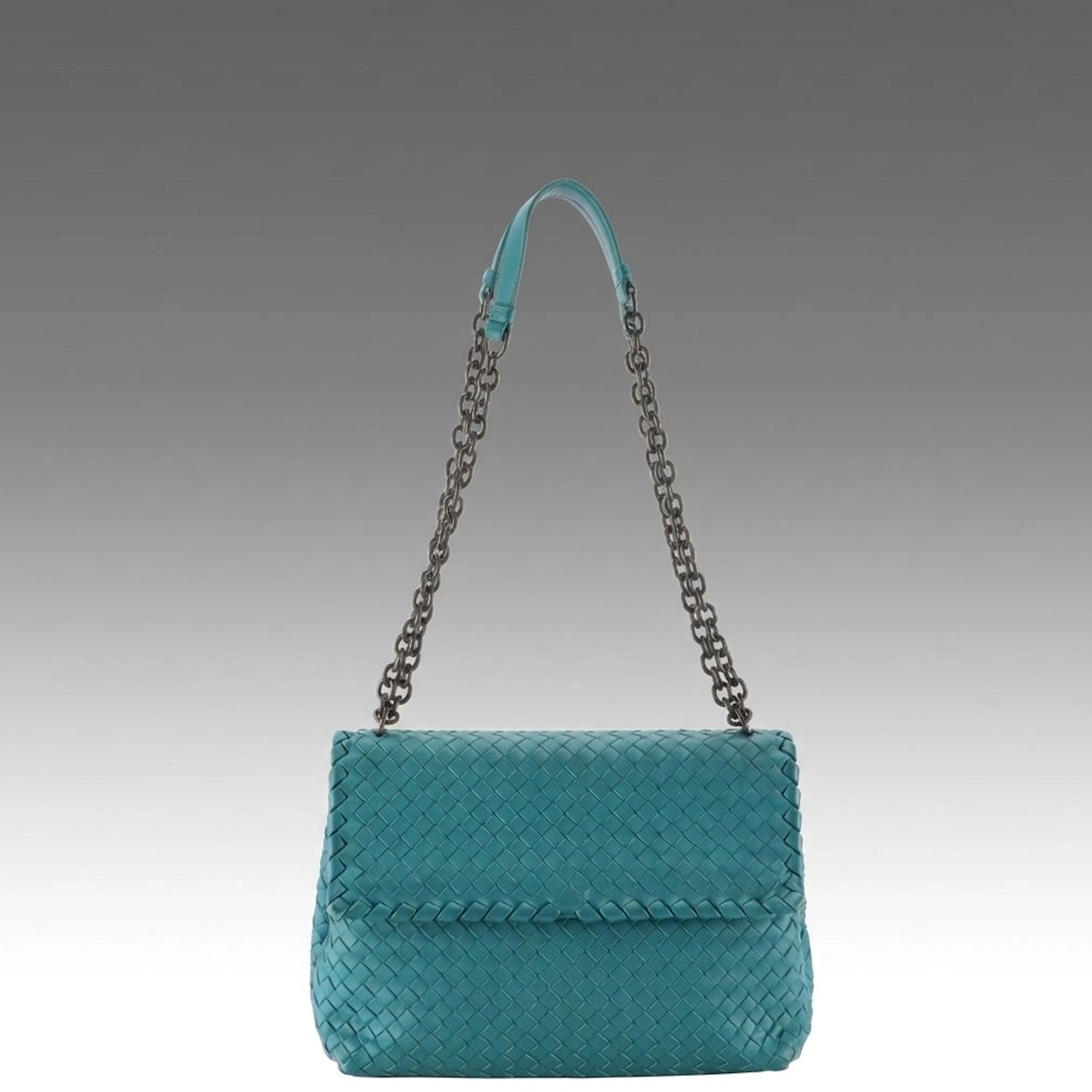 Bottega Veneta Intrecciato Leather Olimpia Flap Crossbody Bag