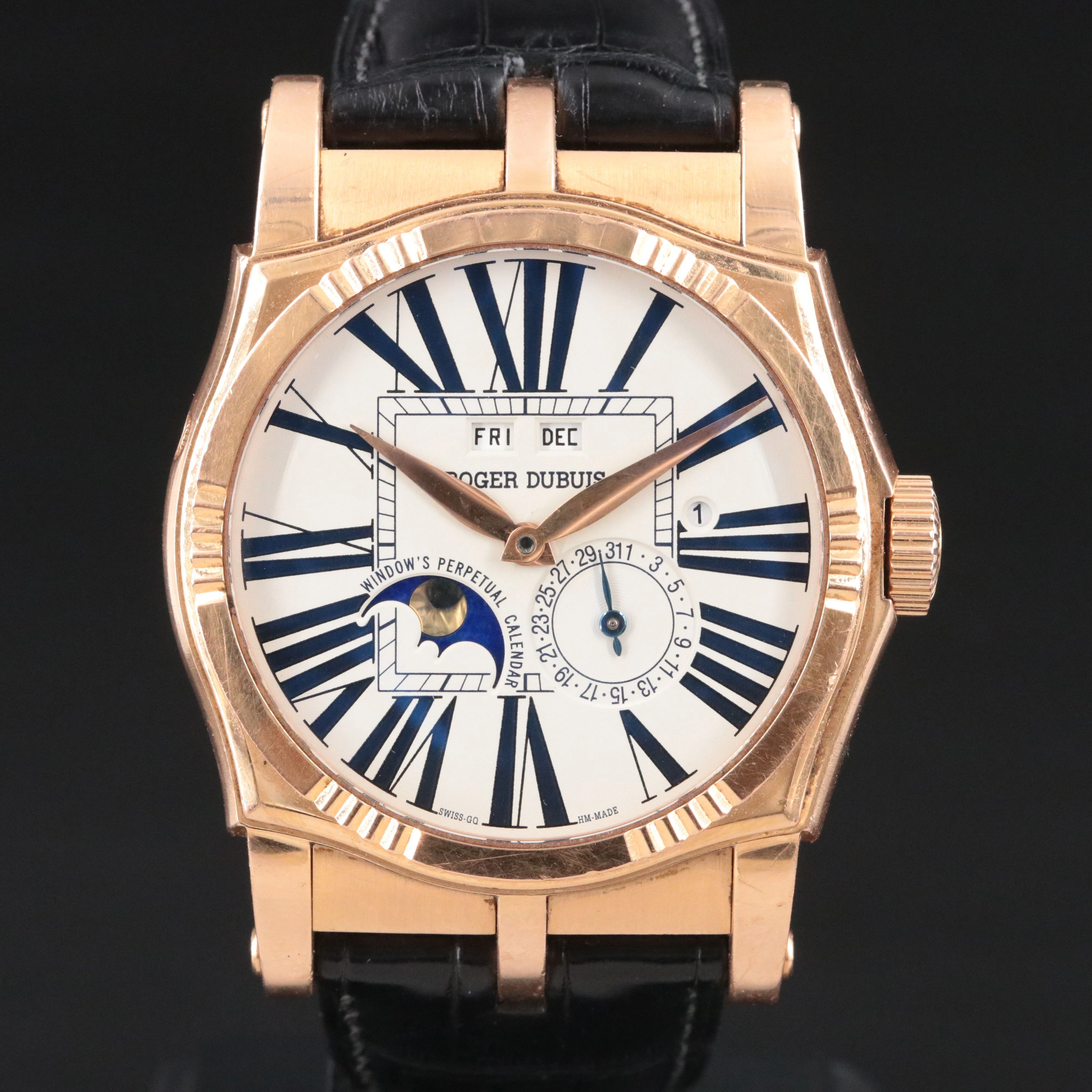 Roger Dubuis 18K Sympathie Window’s Perpetual Calendar Watch SY43.1439.5
