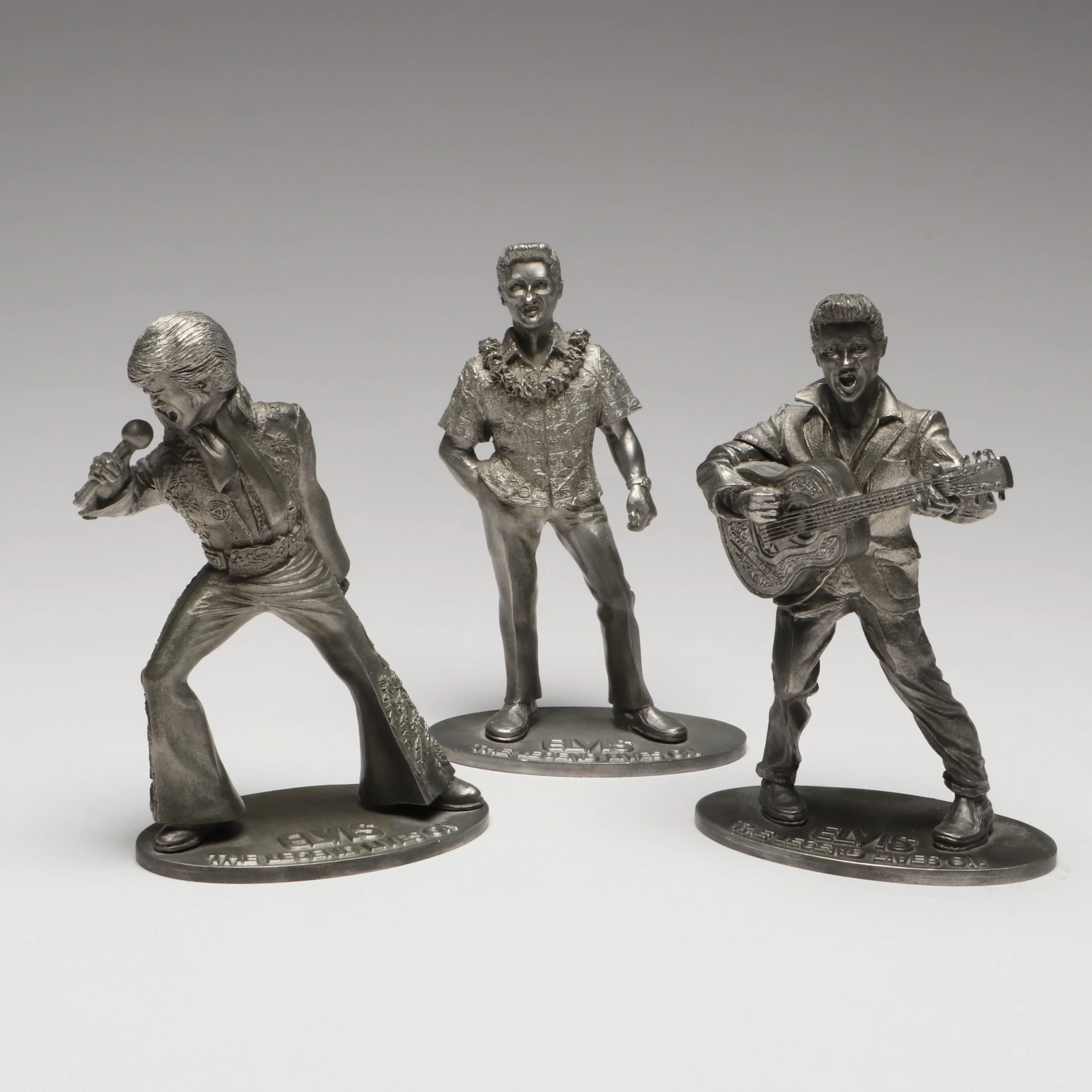 Elvis Presley Pewter Figurines, 1977