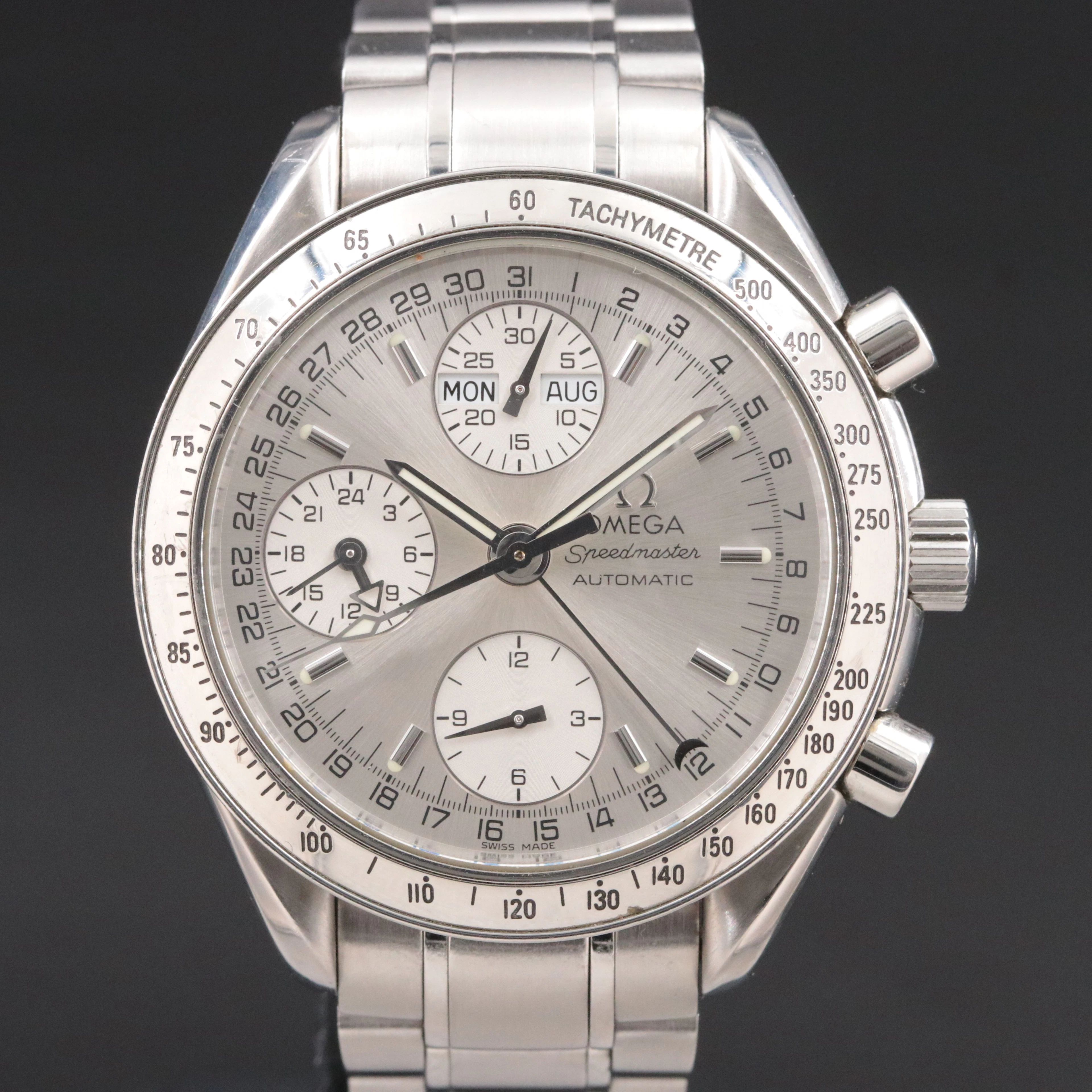 1999 Omega Speedmaster Triple Date Steel Chronograph Ref. 175.0084 Watch