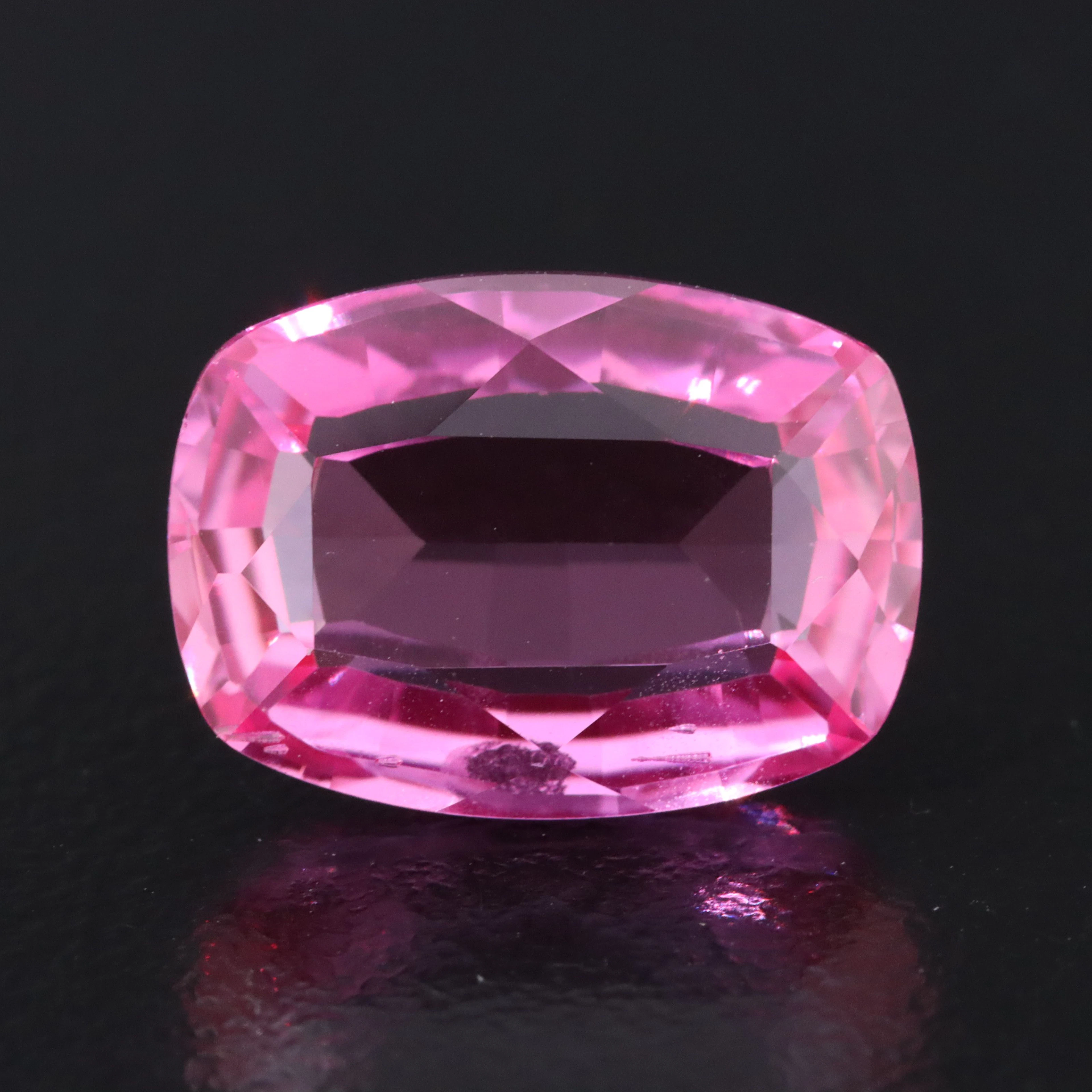 Loose 7.98 CT Lab Grown Pink Sapphire