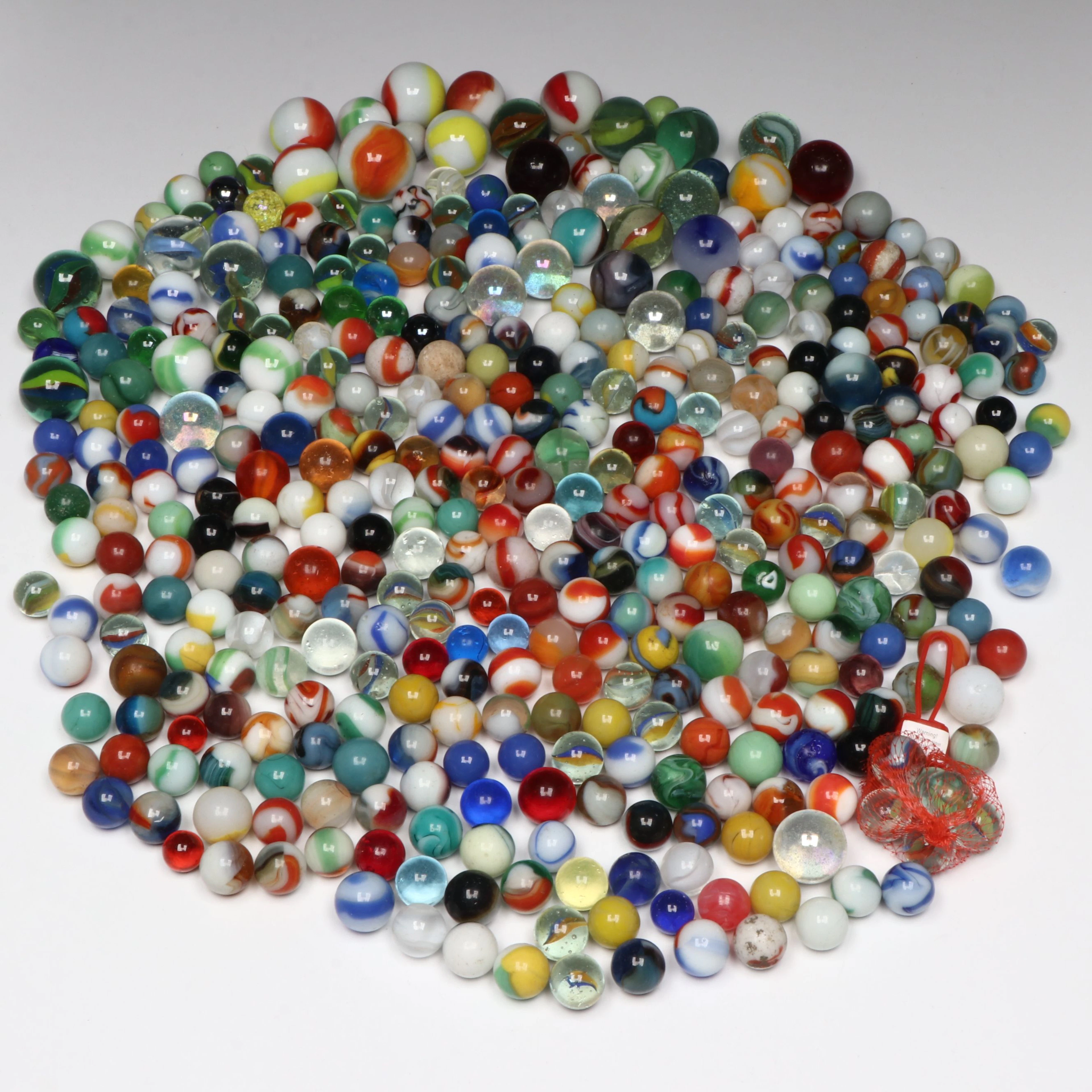 Uranium, Swirl and More Glass Marbles