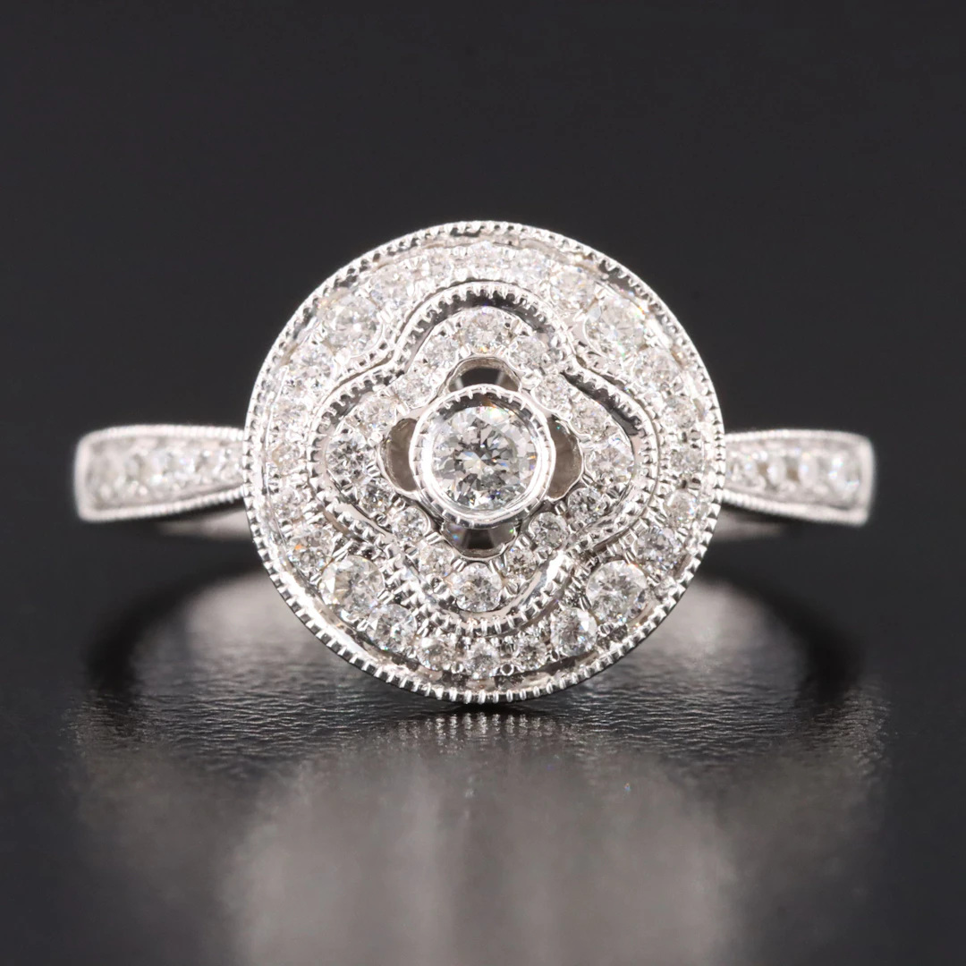 14K 0.38 CTW Diamond Ring
