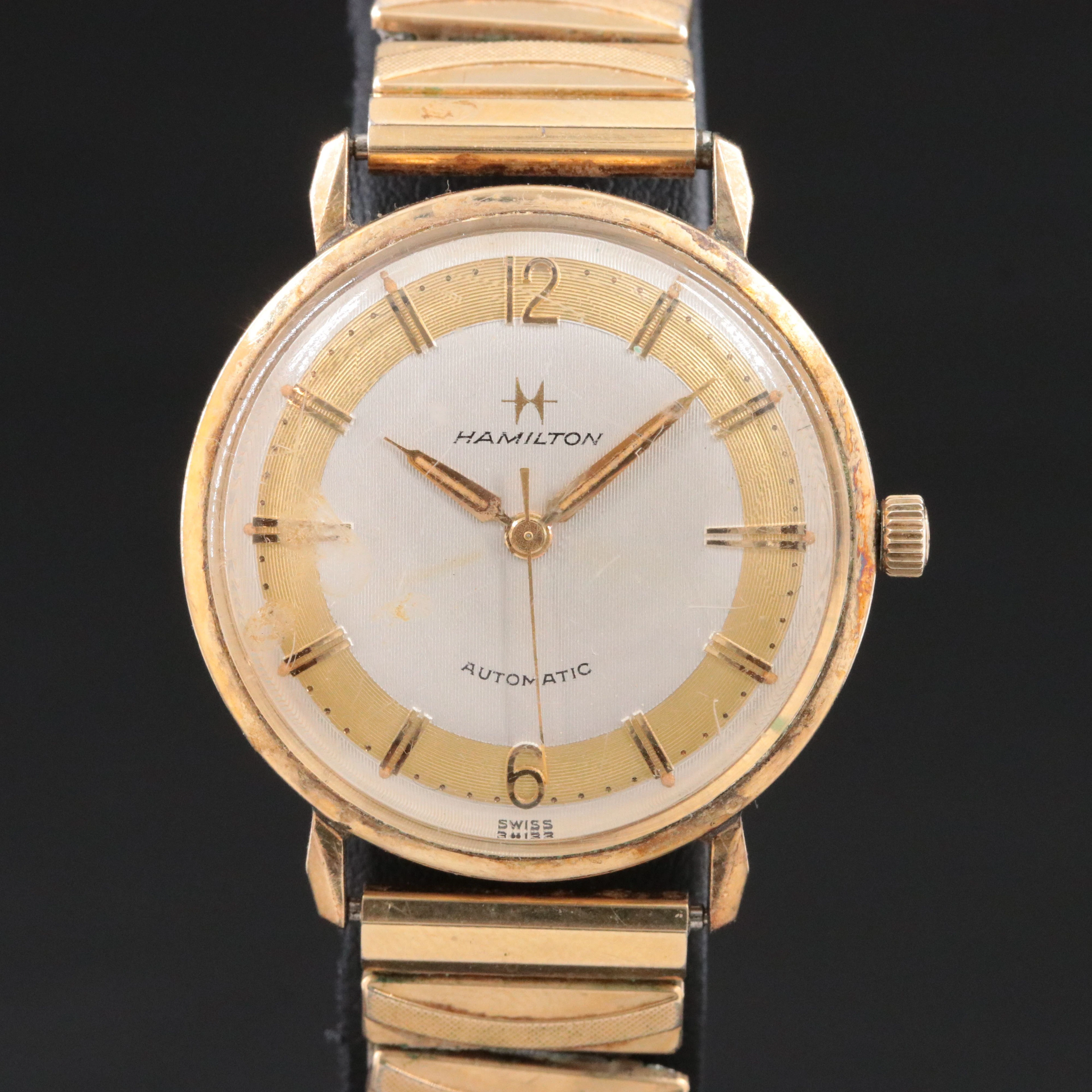 Hamilton Kinematic II Gold Tone Automatic Dress Watch
