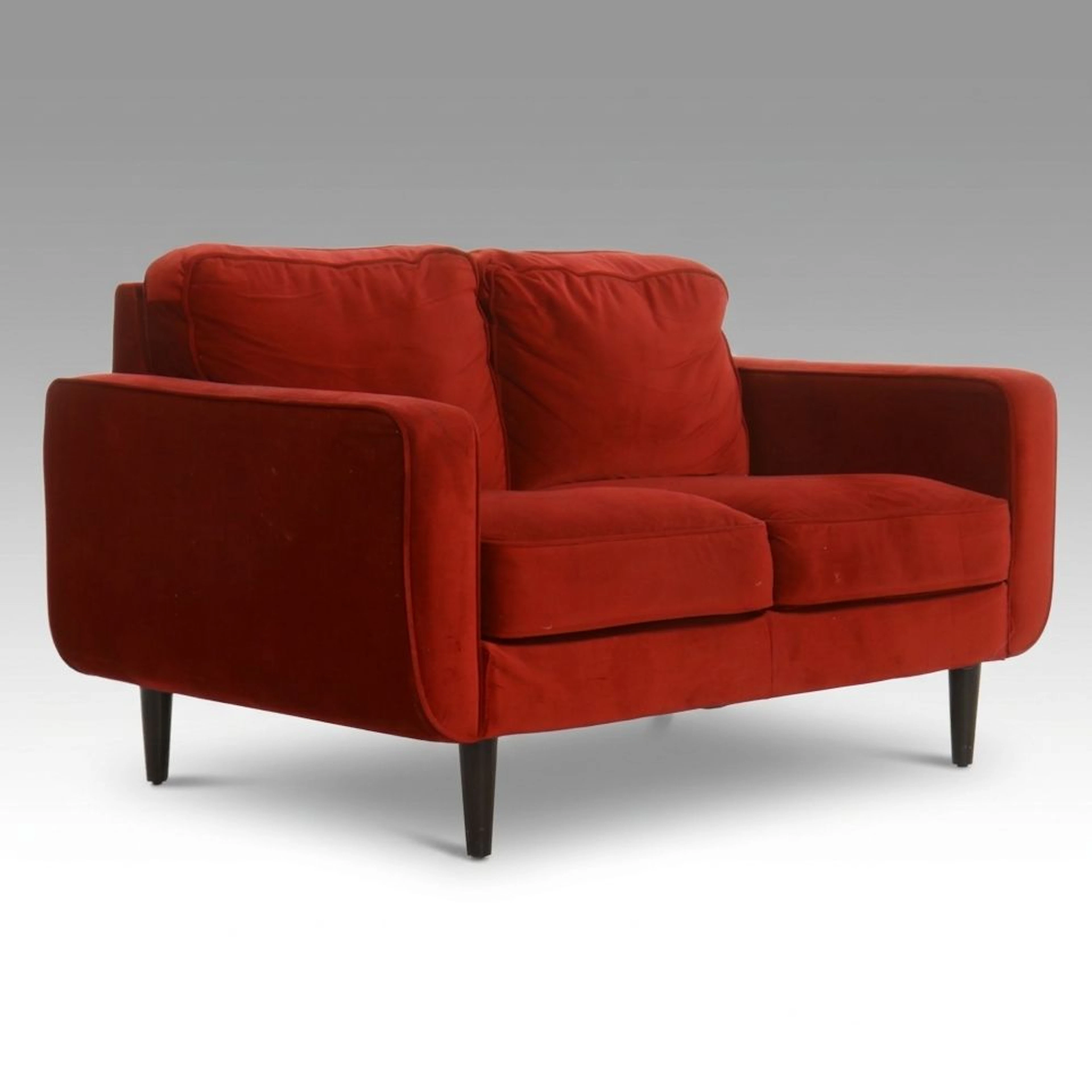 Emerald Home Furnishings Modernist Upholstered Loveseat, 2019