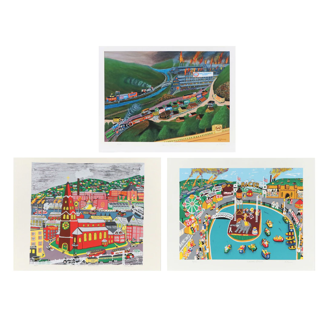 Kathleen Ferri Folk Art Giclée and Serigraphs