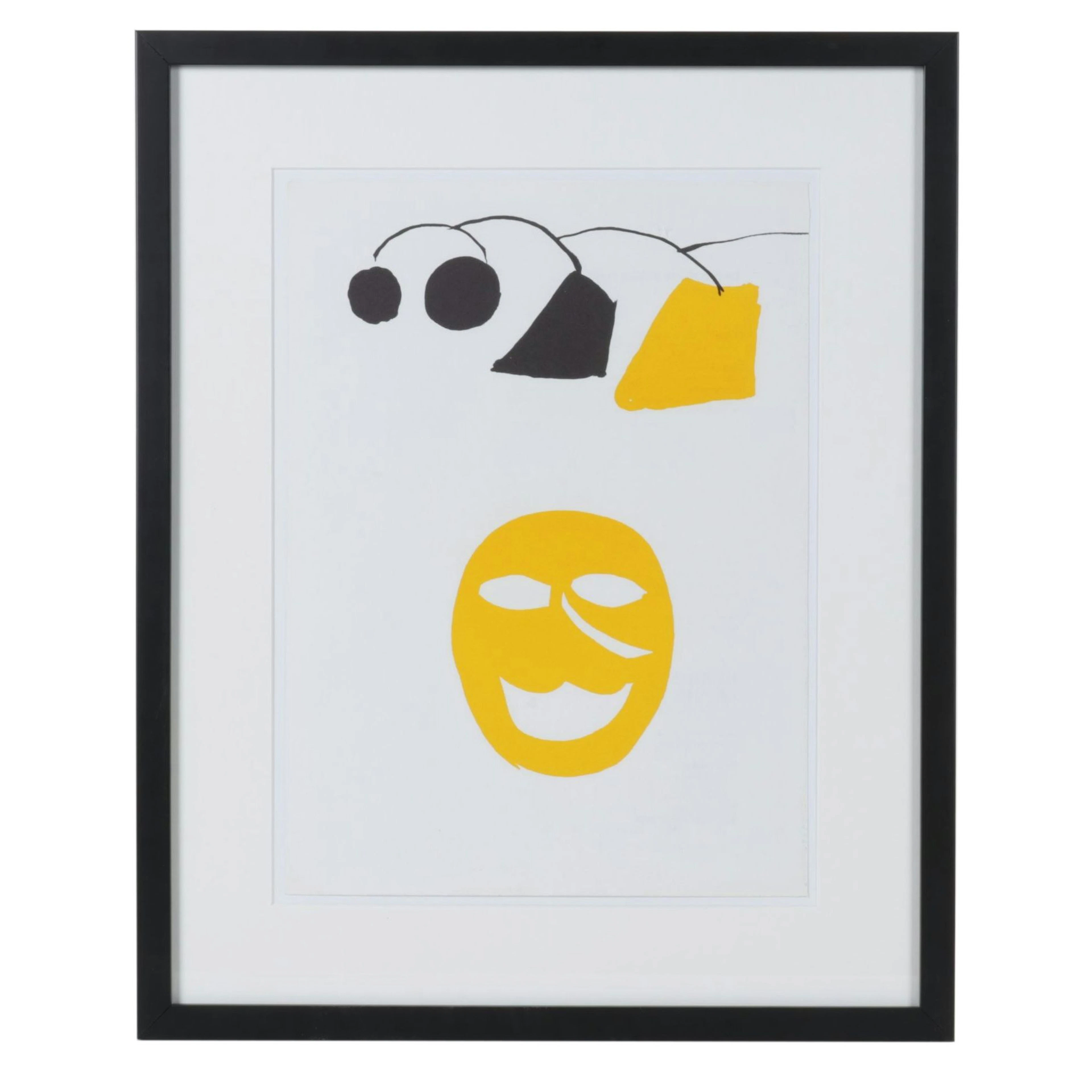 Alexander Calder Color Lithograph for "Derrière le Miroir #221", 1976