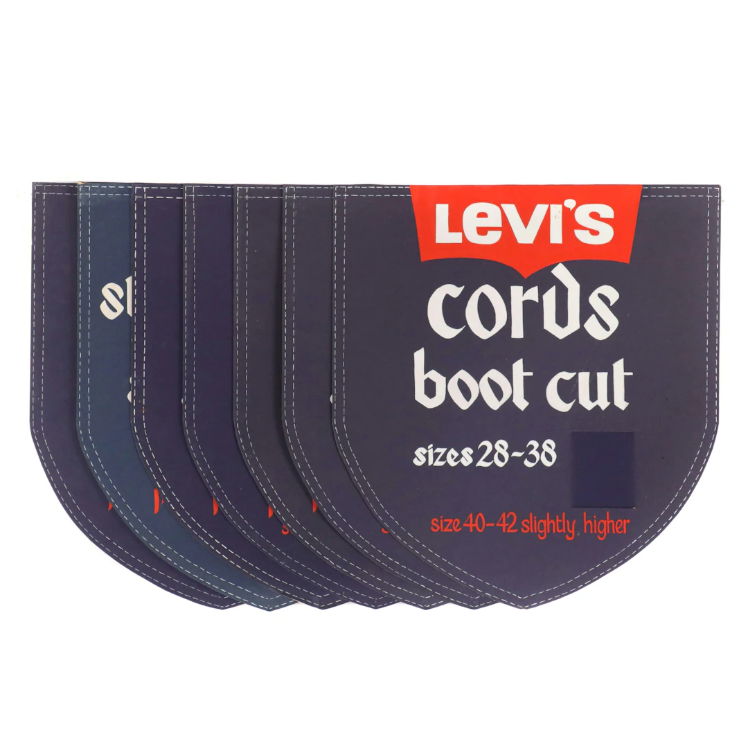 Levi Jeans Pocket-Shaped Advertisements, Late 20th Century
