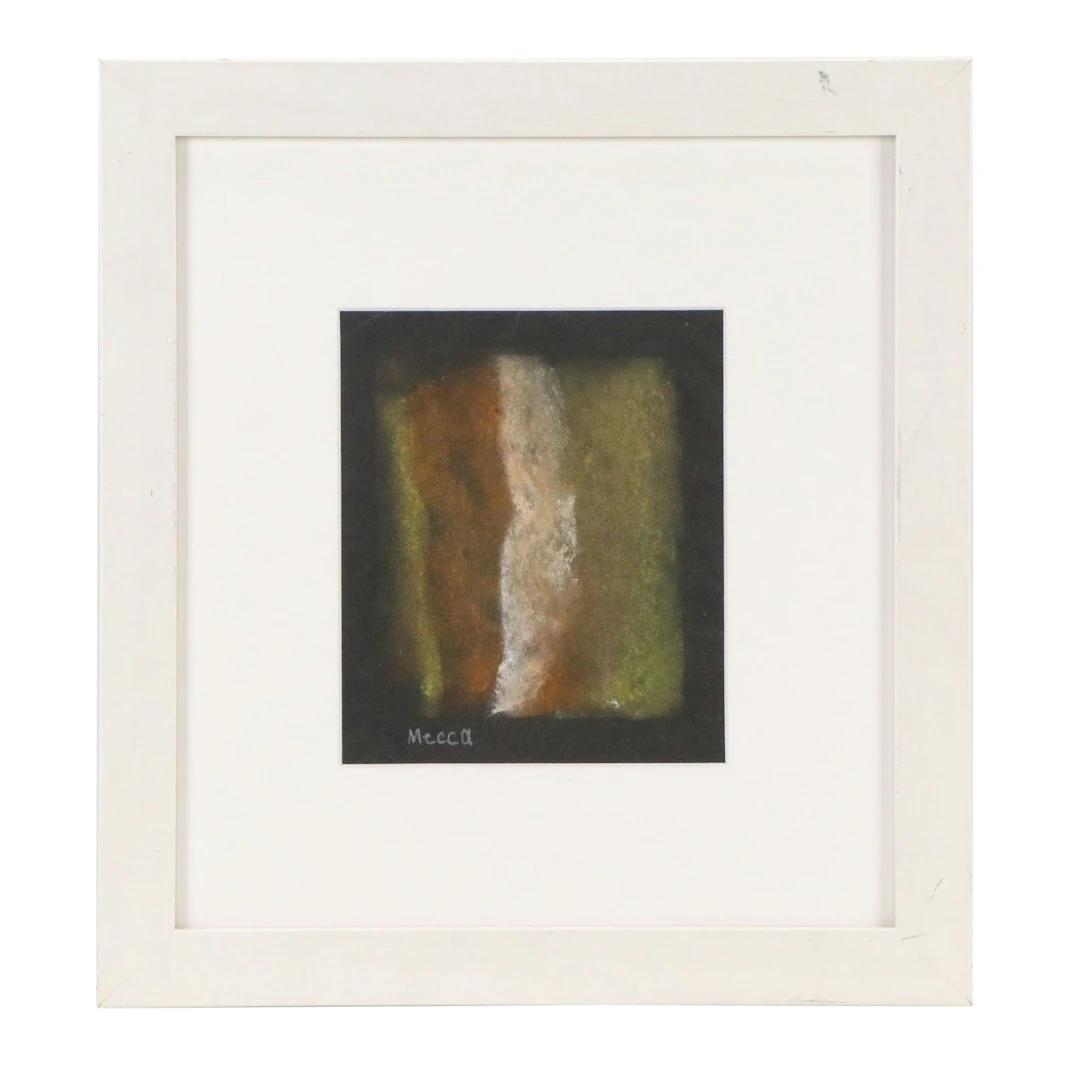 Mecca Abstract Pastel Drawing, Circa 2008