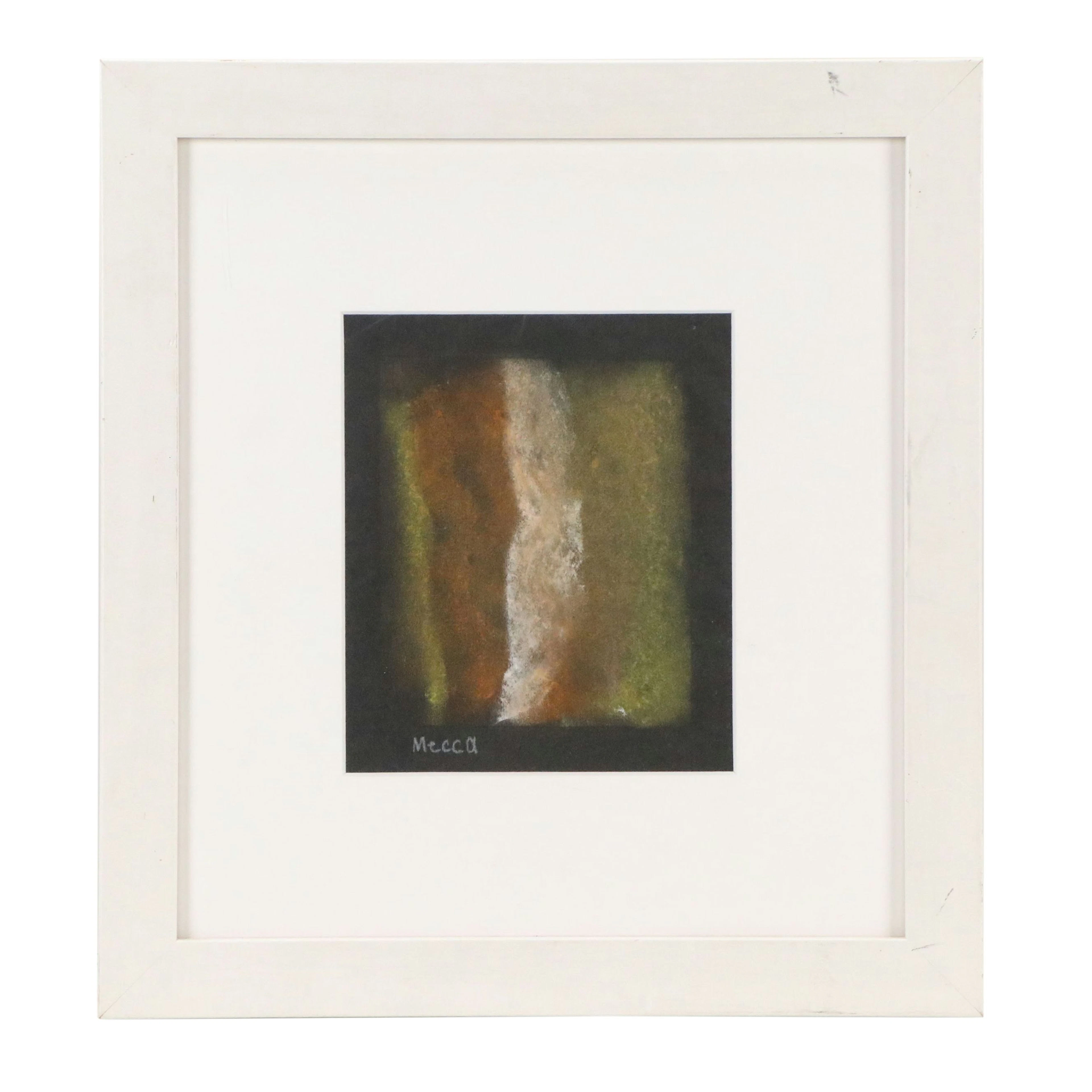 Mecca Abstract Pastel Drawing, Circa 2008