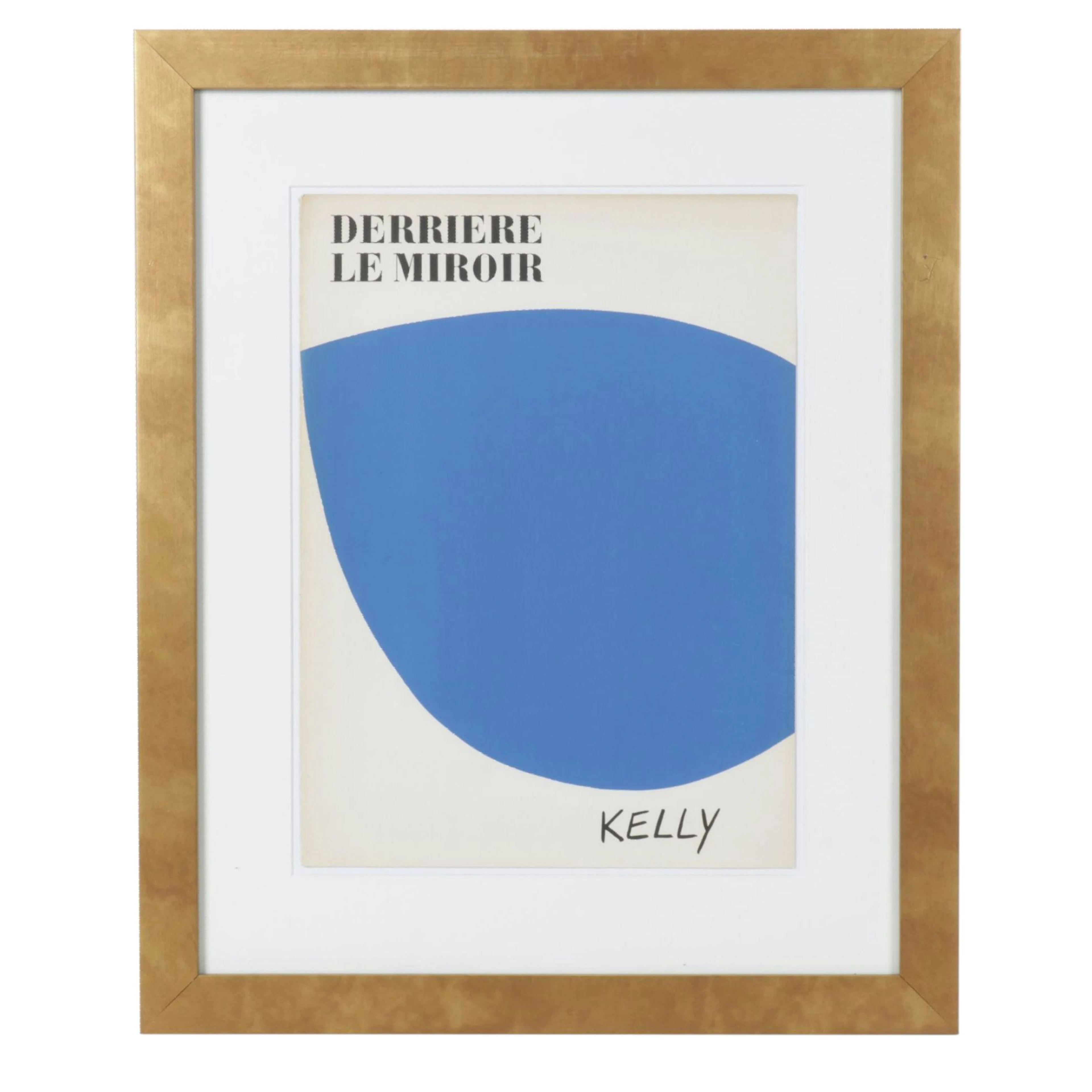 Ellsworth Kelly Lithograph Cover for "Derrière le Miroir," 1958