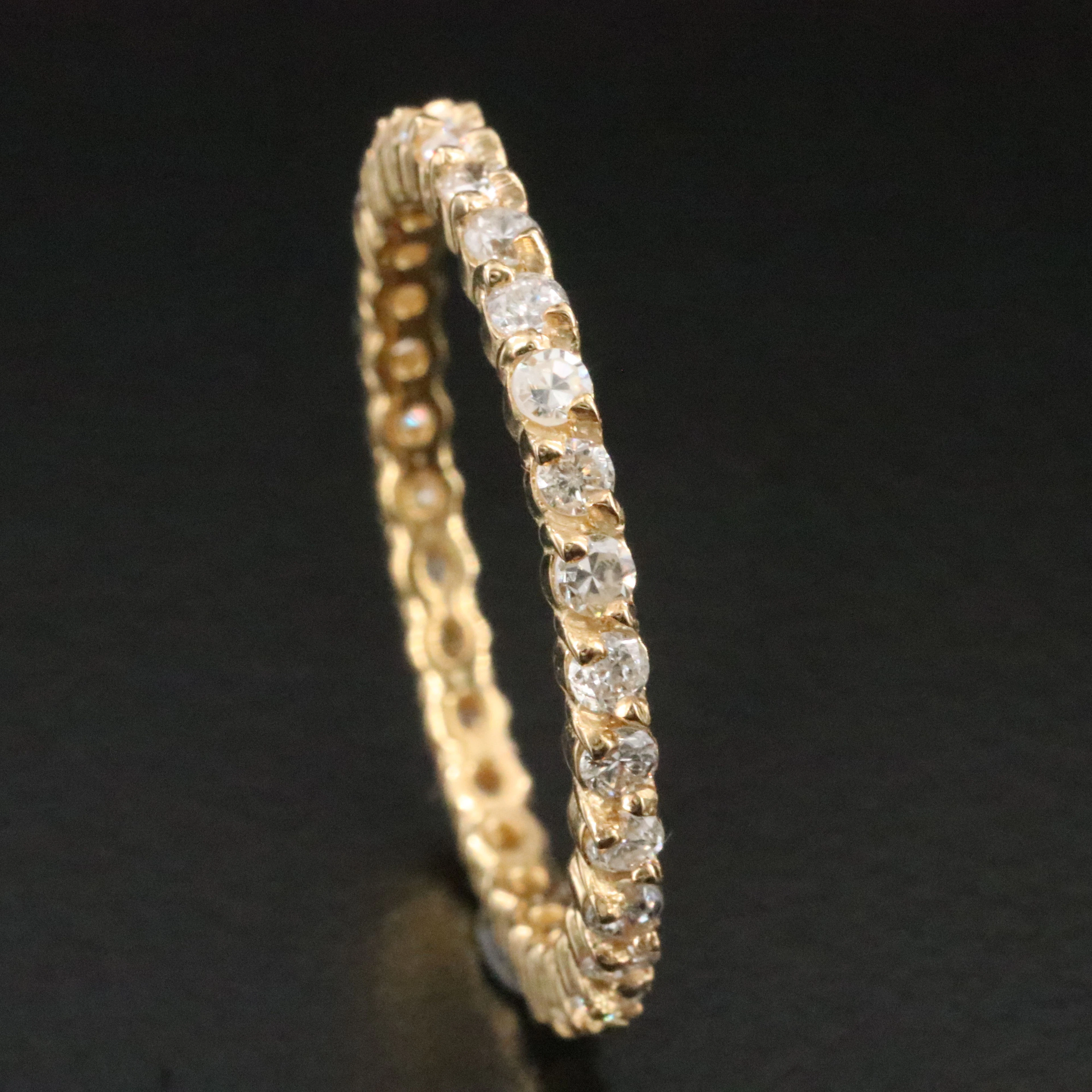 14K 0.83 CTW Diamond Eternity Ring