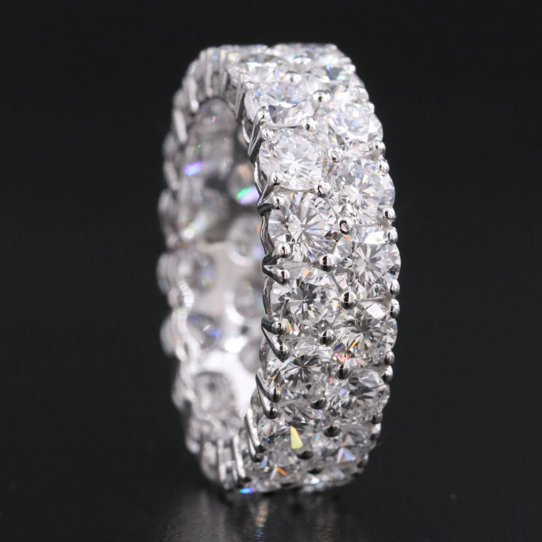 14K 7.36 CTW Lab Grown Diamond Eternity Band