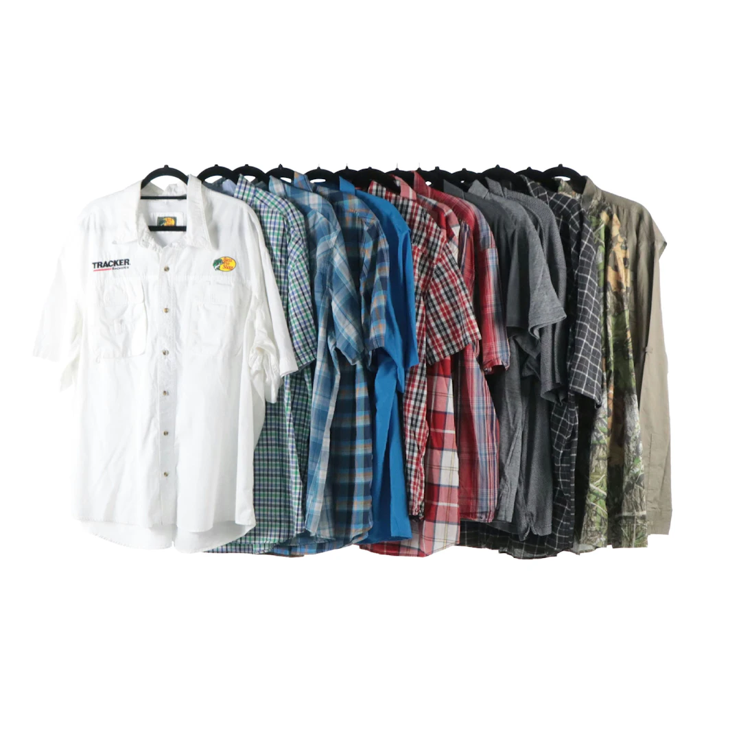 Men's Tommy Hilfiger, FUBU, Pelle Pelle, and Other Long/Short Sleeve Shirts