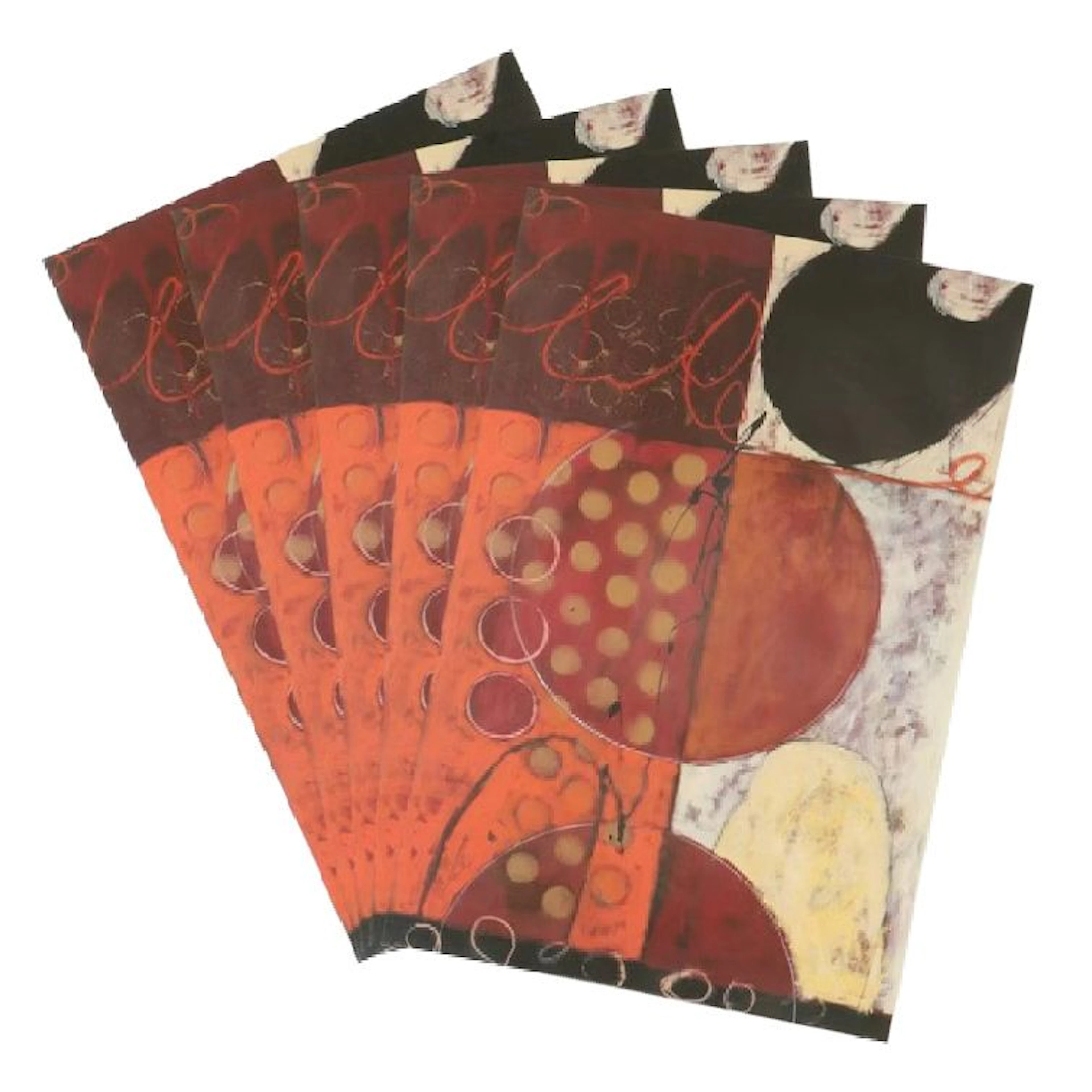 Five Todd Camp Abstract Offset Lithographs, 2008
