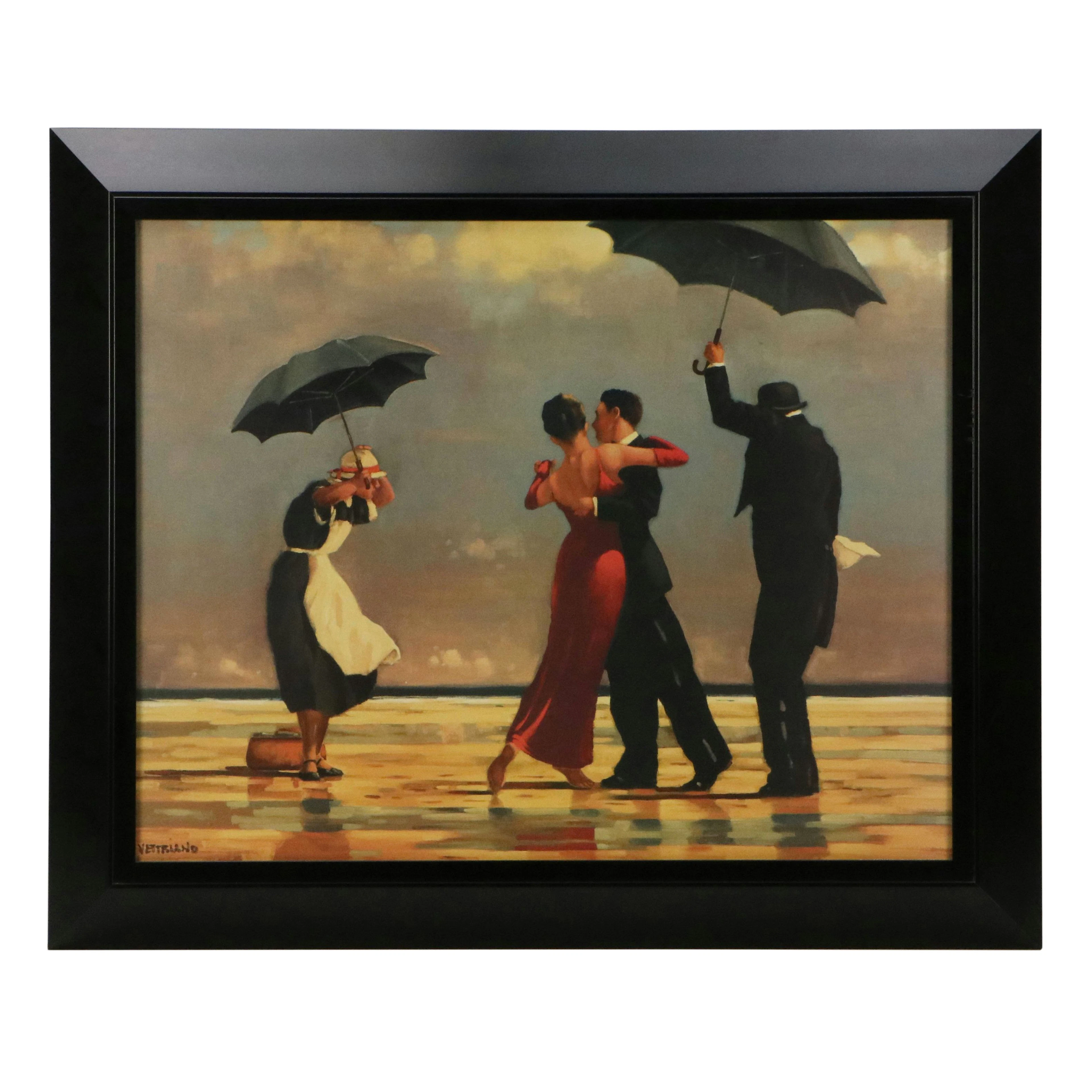 Offset Lithograph After Jack Vettriano "The Singing Butler," 20th Century