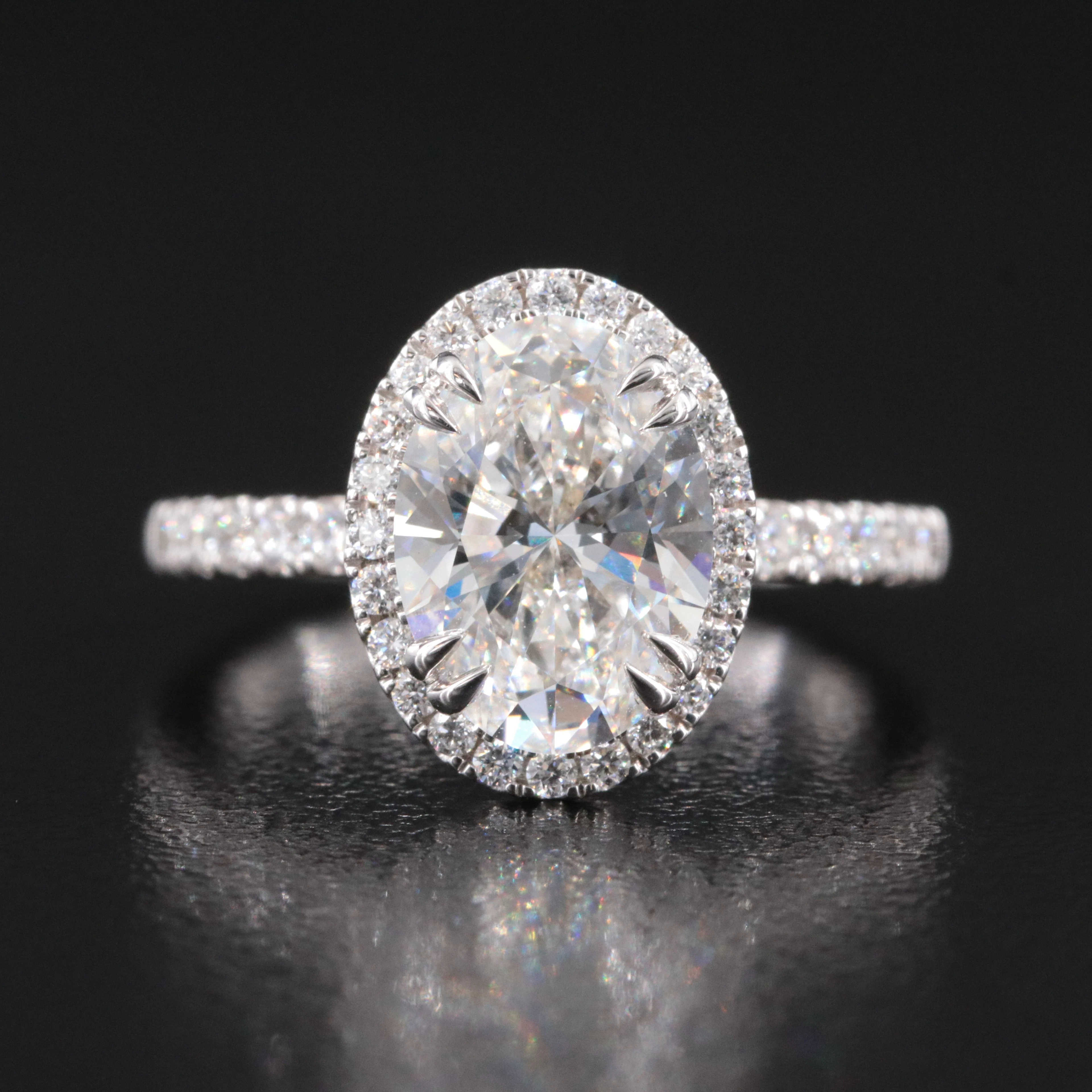 14K 3.00 CTW Lab Grown Diamond Ring with IGI Report
