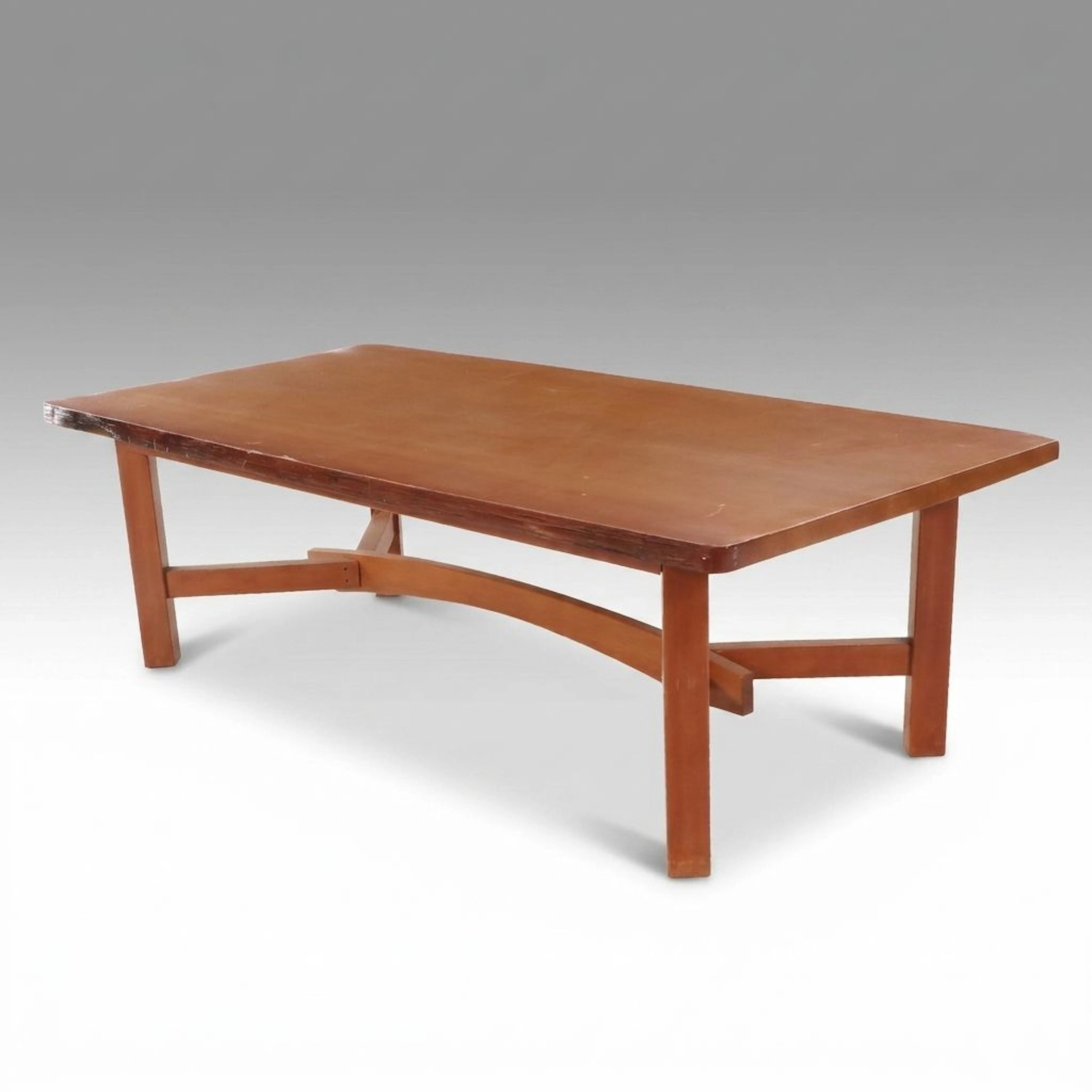 Mid Century Modern Jens Risom Style Walnut Library Table, circa 1960