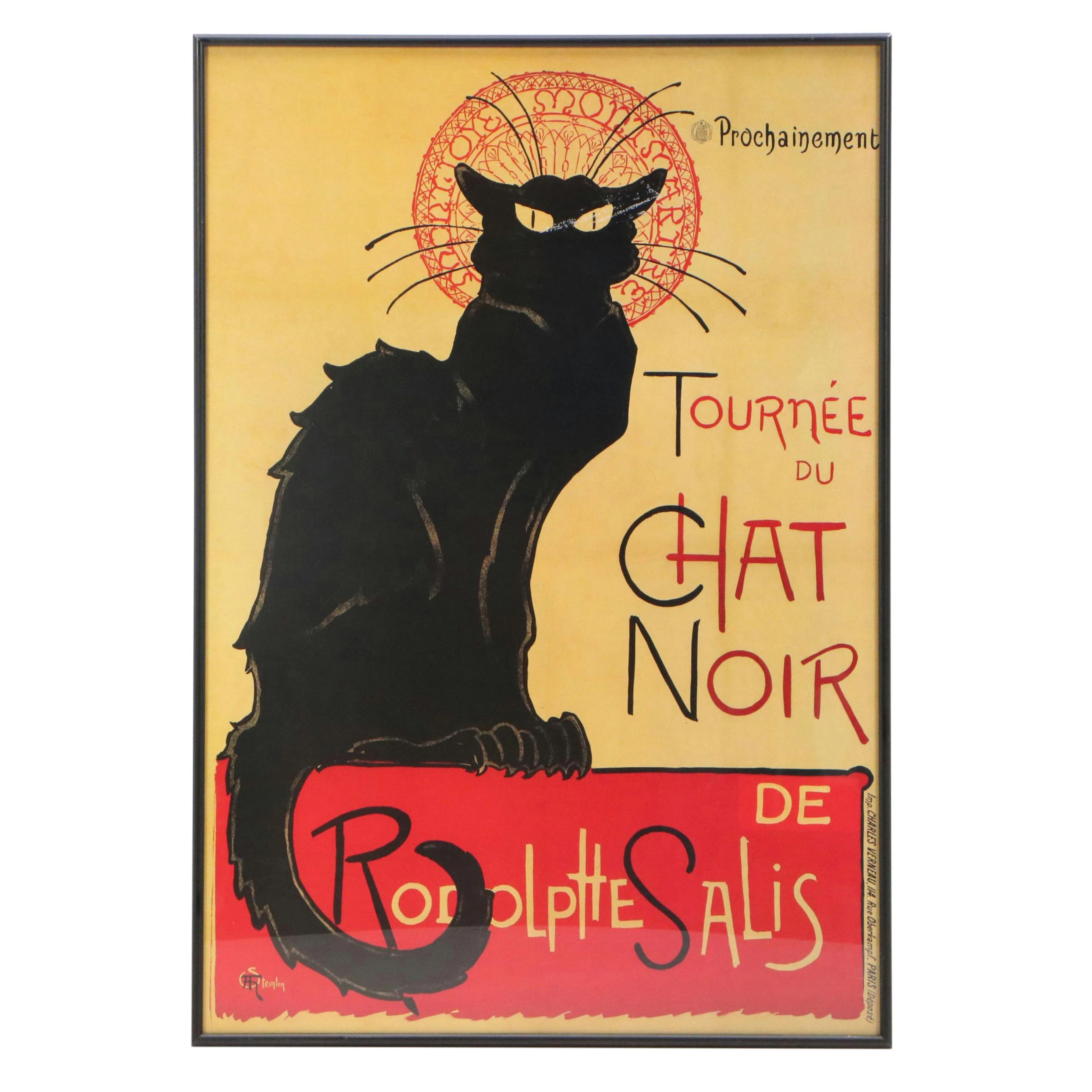 Offset Lithograph After Théophile Alexandre Steinlen "Tournée du Chat Noir"