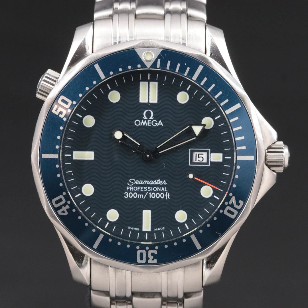 Omega Seamaster Blue "Bond" 41mm Steel Quartz Watch