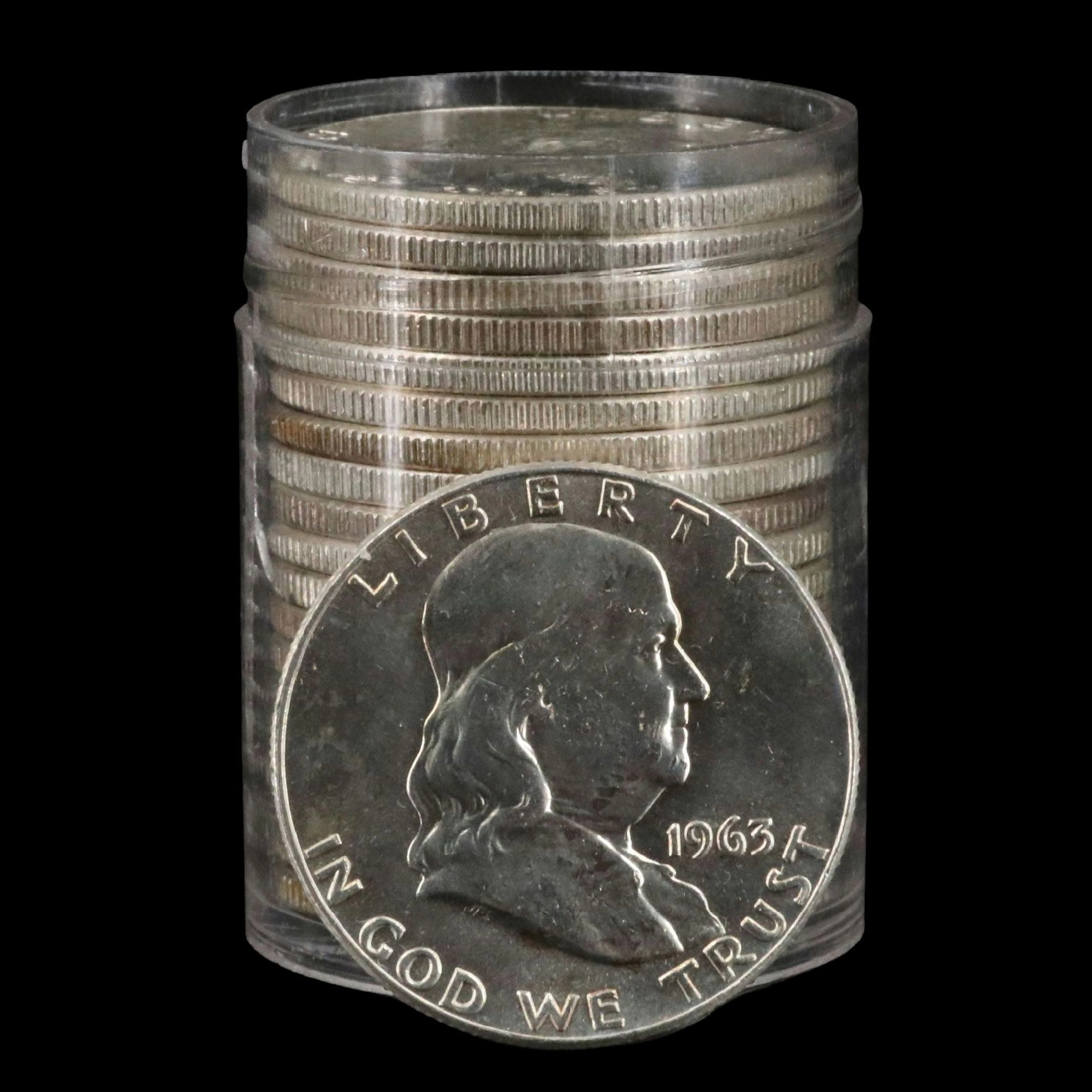Twenty Uncirculated Franklin Silver Half Dollars