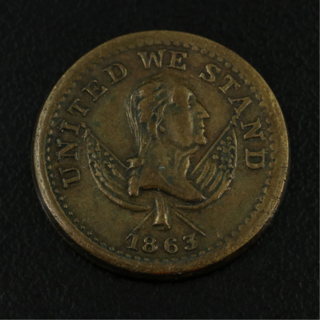 1863 Patriotic Civil War Token