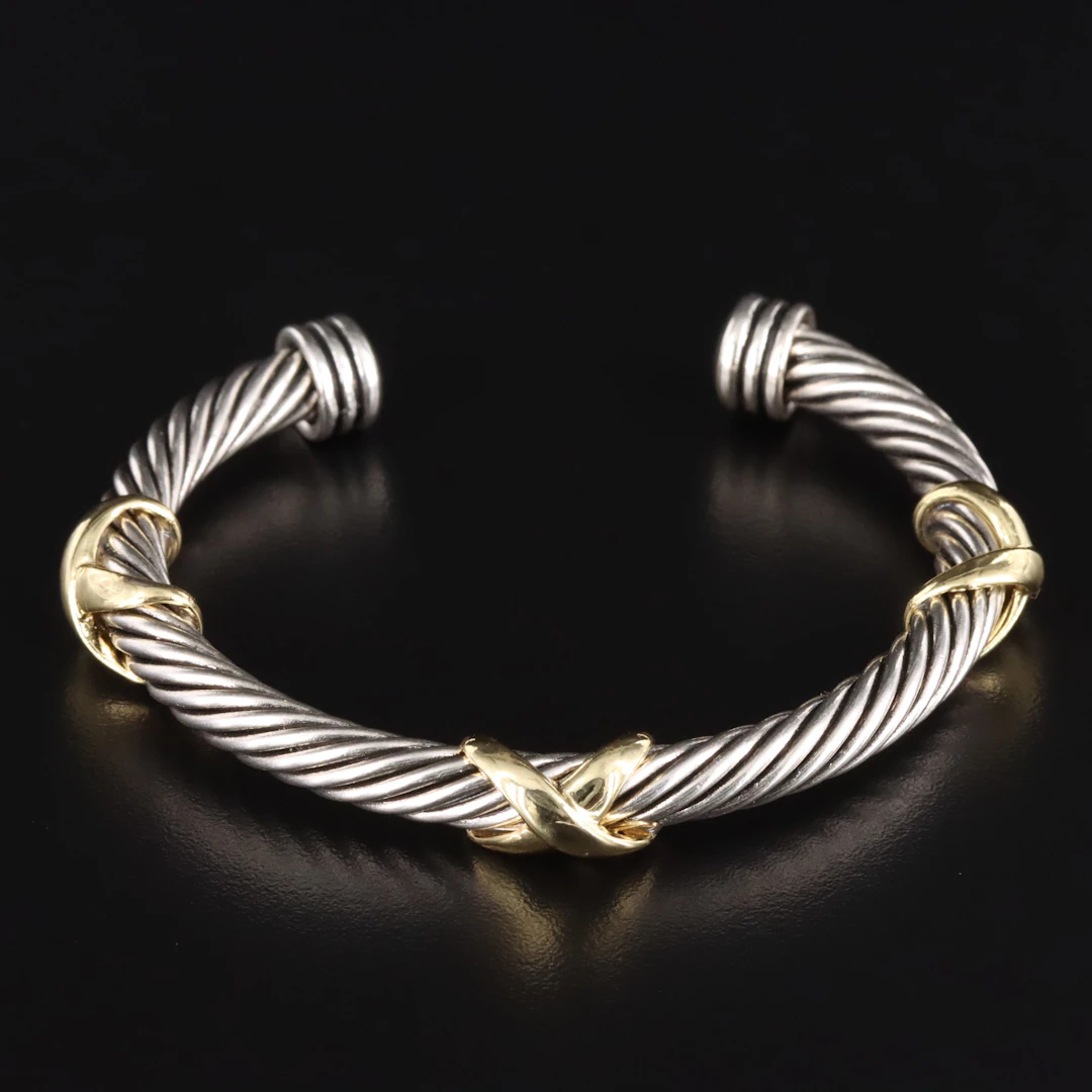 Cable Cuff Bracelet