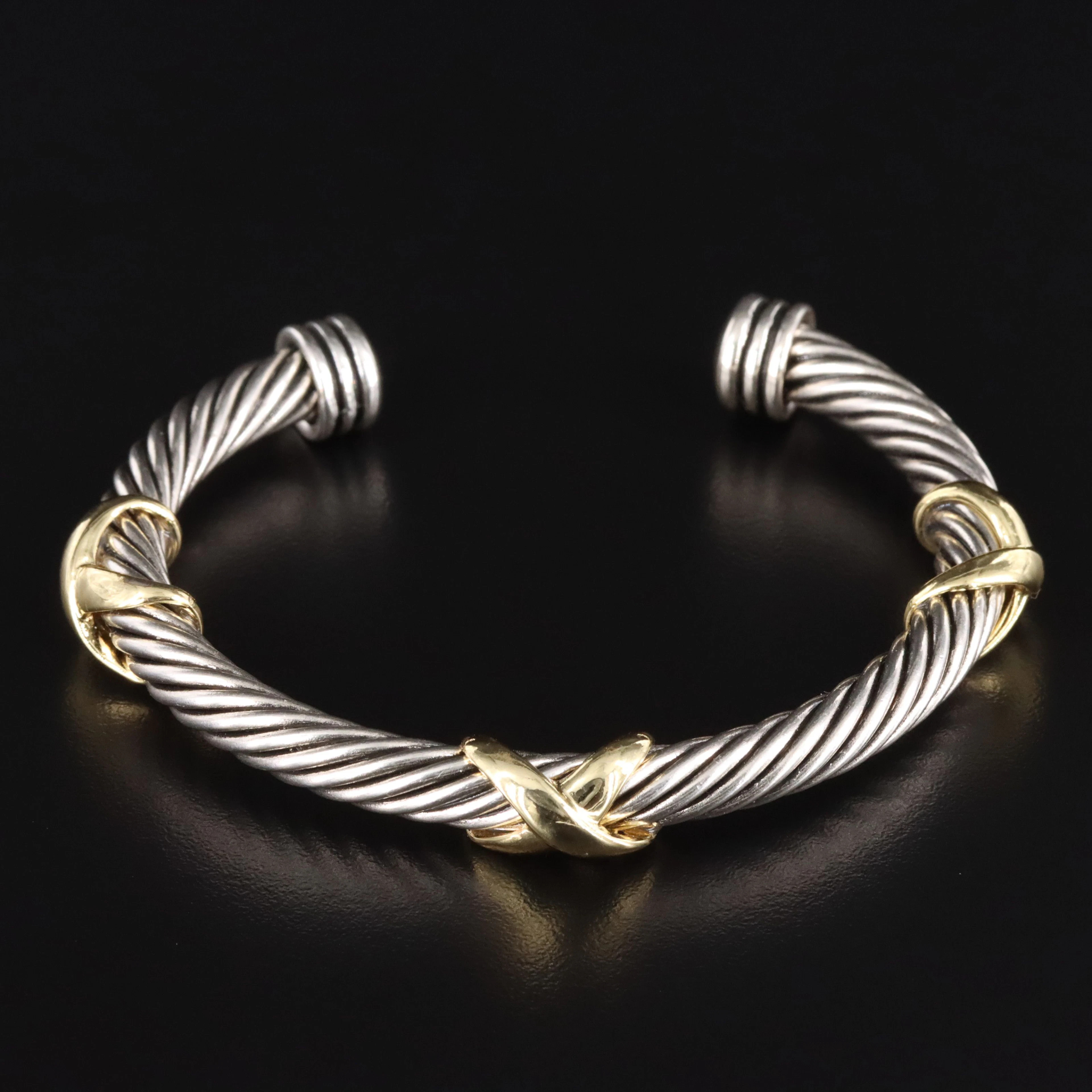 Cable Cuff Bracelet