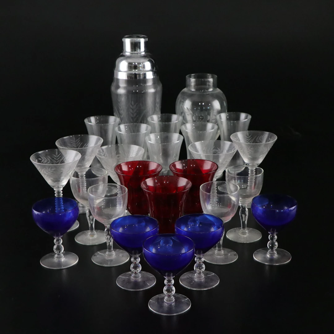 Imperial Glass Cocktail Coups with Other Cocktail Shaker, Decanter, & More.