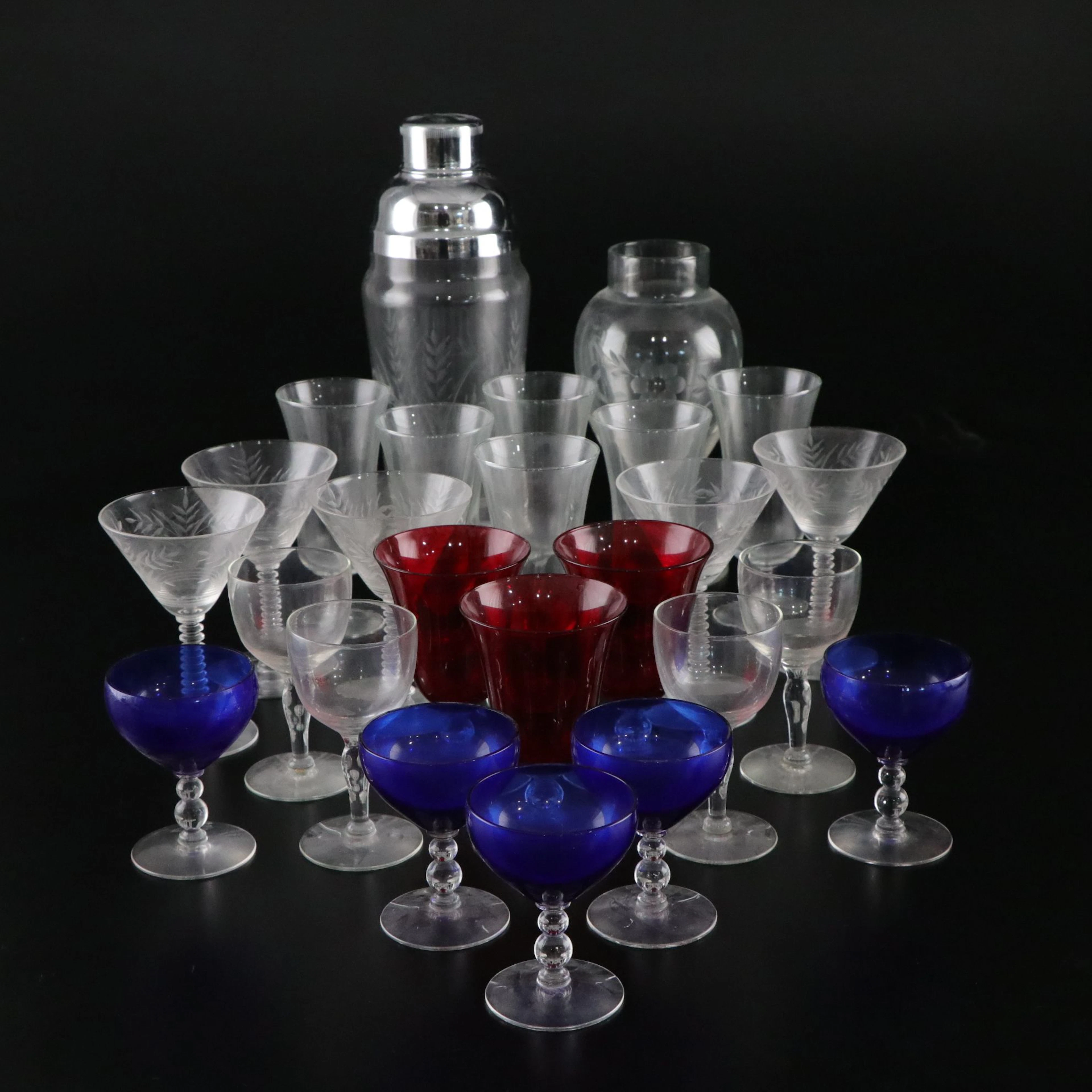 Imperial Glass Cocktail Coups with Other Cocktail Shaker, Decanter, & More.