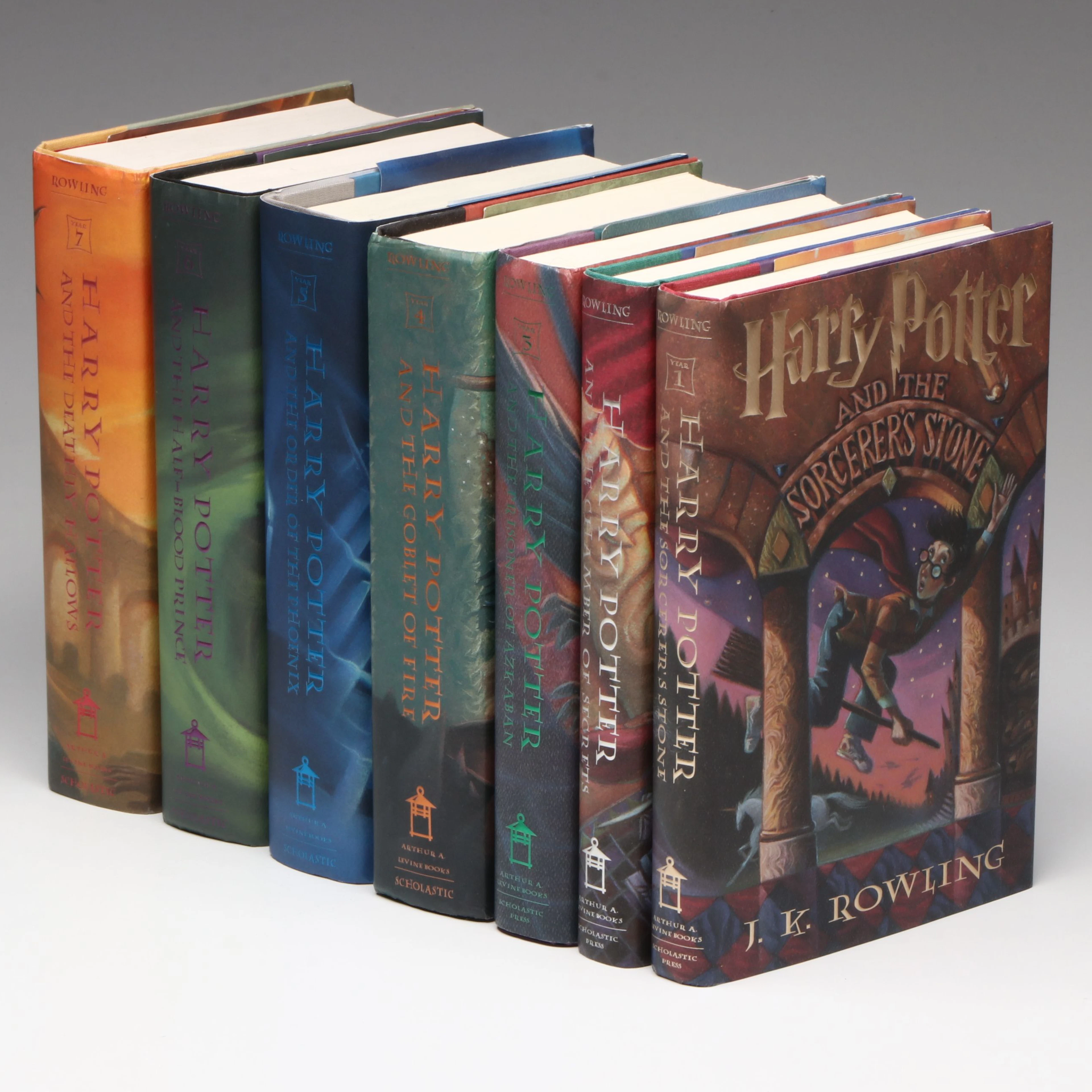 First American Edition "Harry Potter" Complete Series by J. K. Rowling