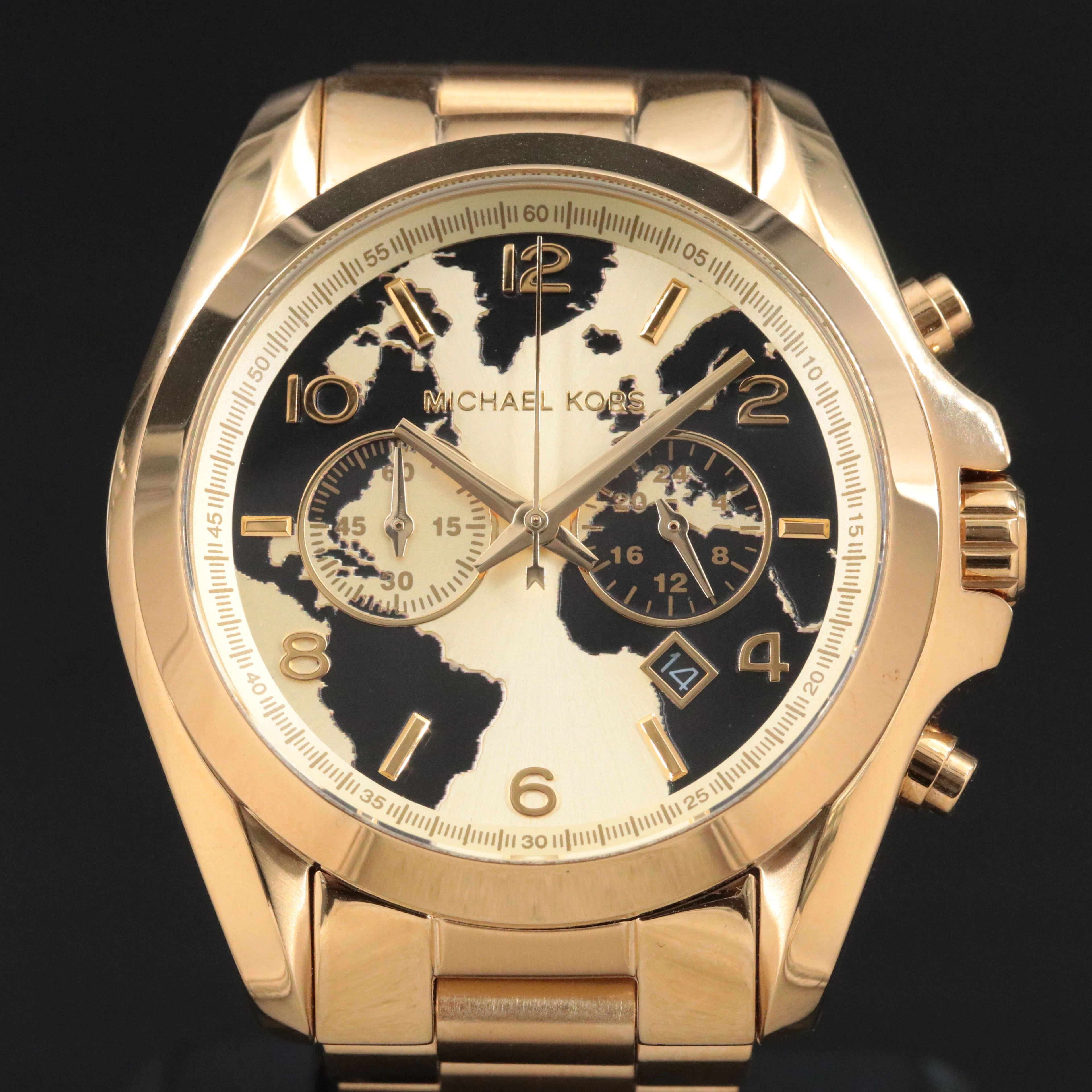 Michael Kors Bradshaw Chronograph Date All St. Steel Watch Ref. MK-6272