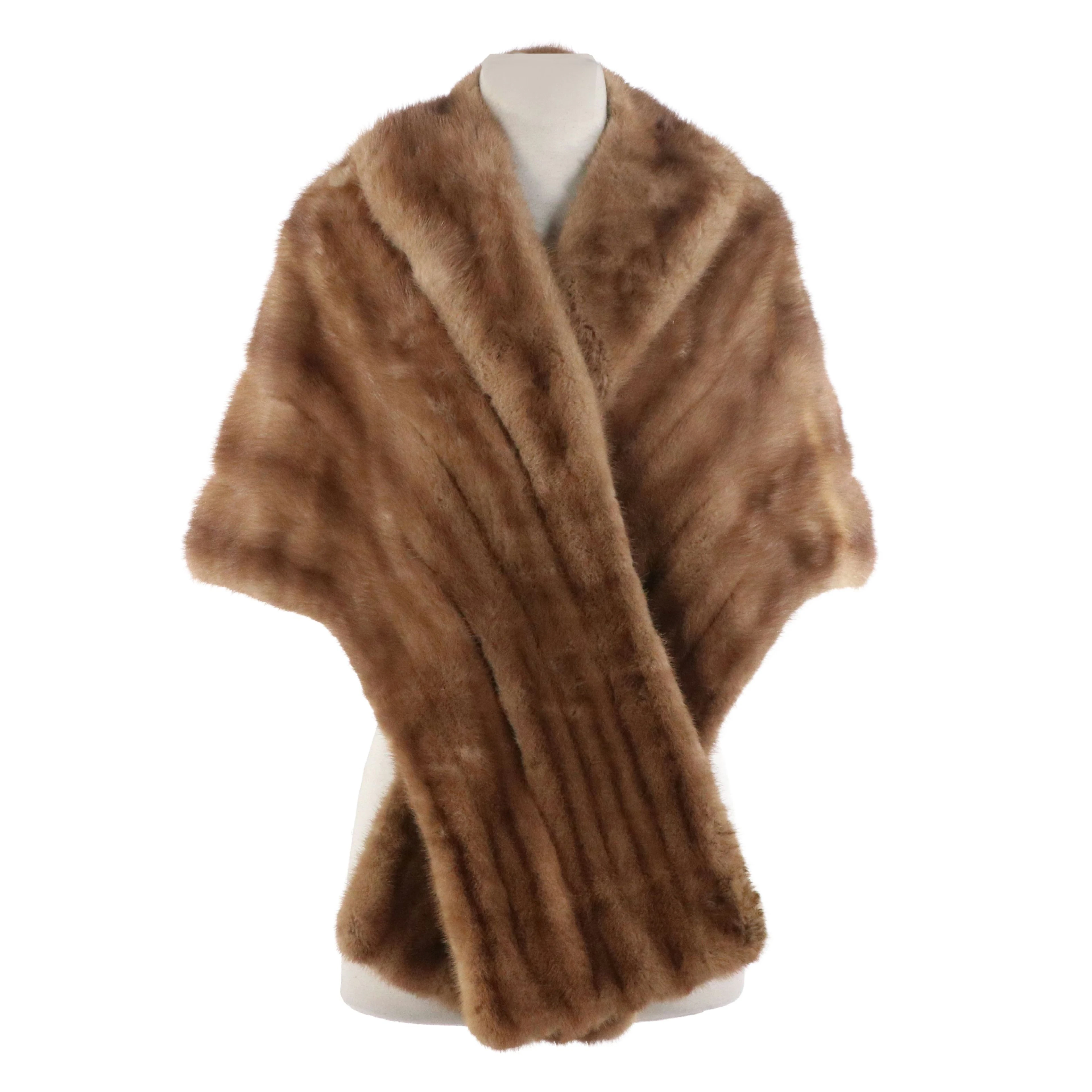 EMBA Autumn Haze Mink Fur Capelet Stole from Pogue's