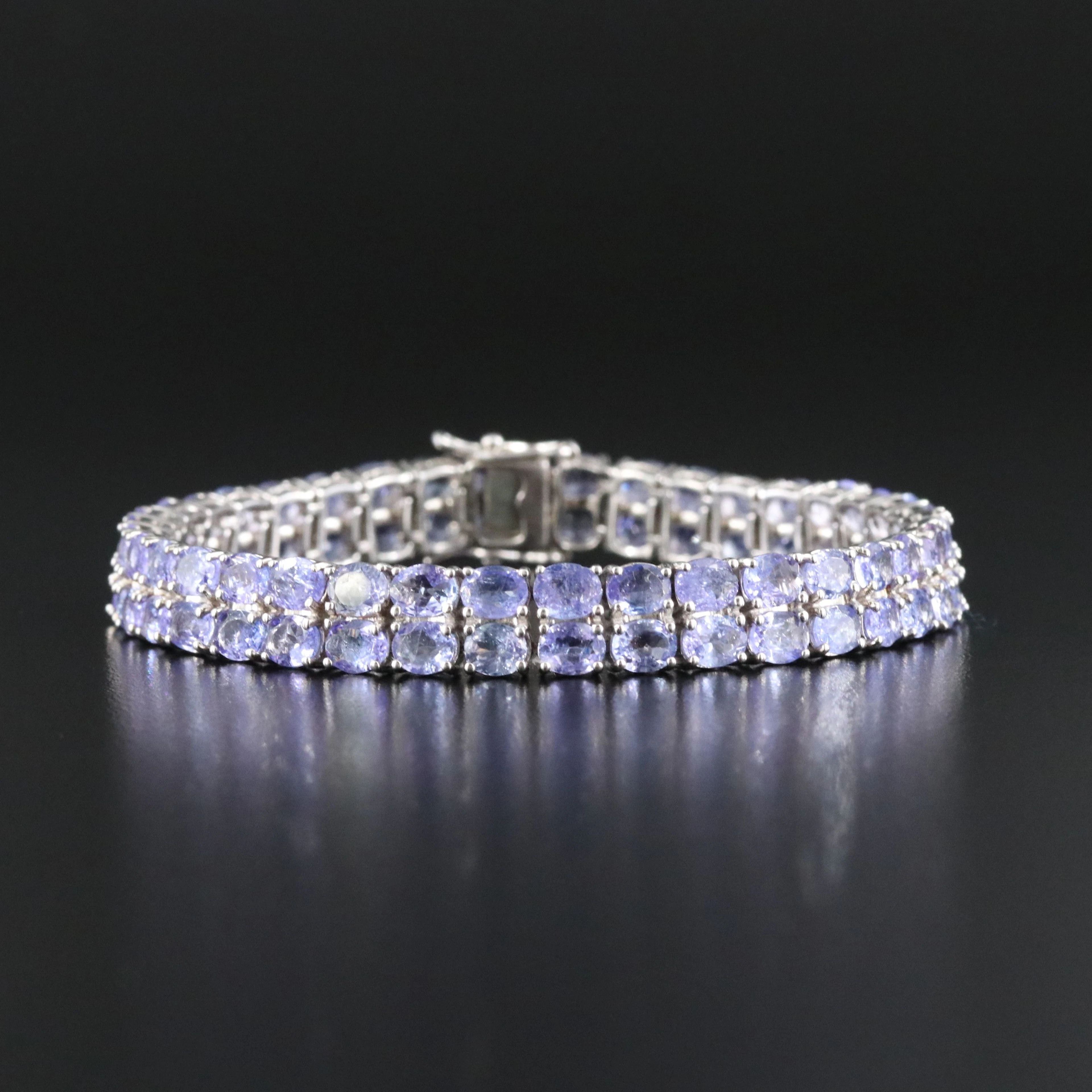 Sterling Tanzanite Bracelet