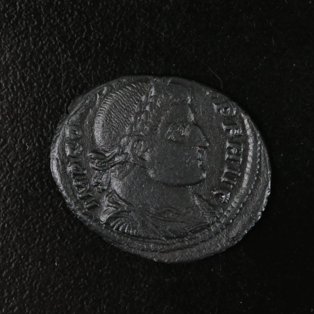 Ancient Roman Imperial Æ Follis Coin of Constantine I, "The Great,"
