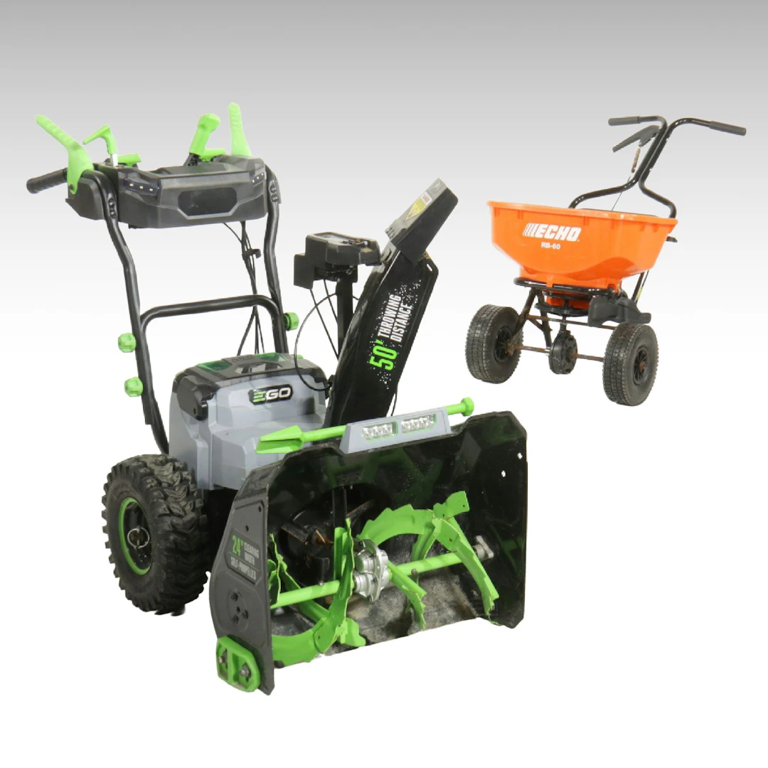 EGO 56-Volt Lithium-Ion Battery Powered Snow Blower with Echo Spreader
