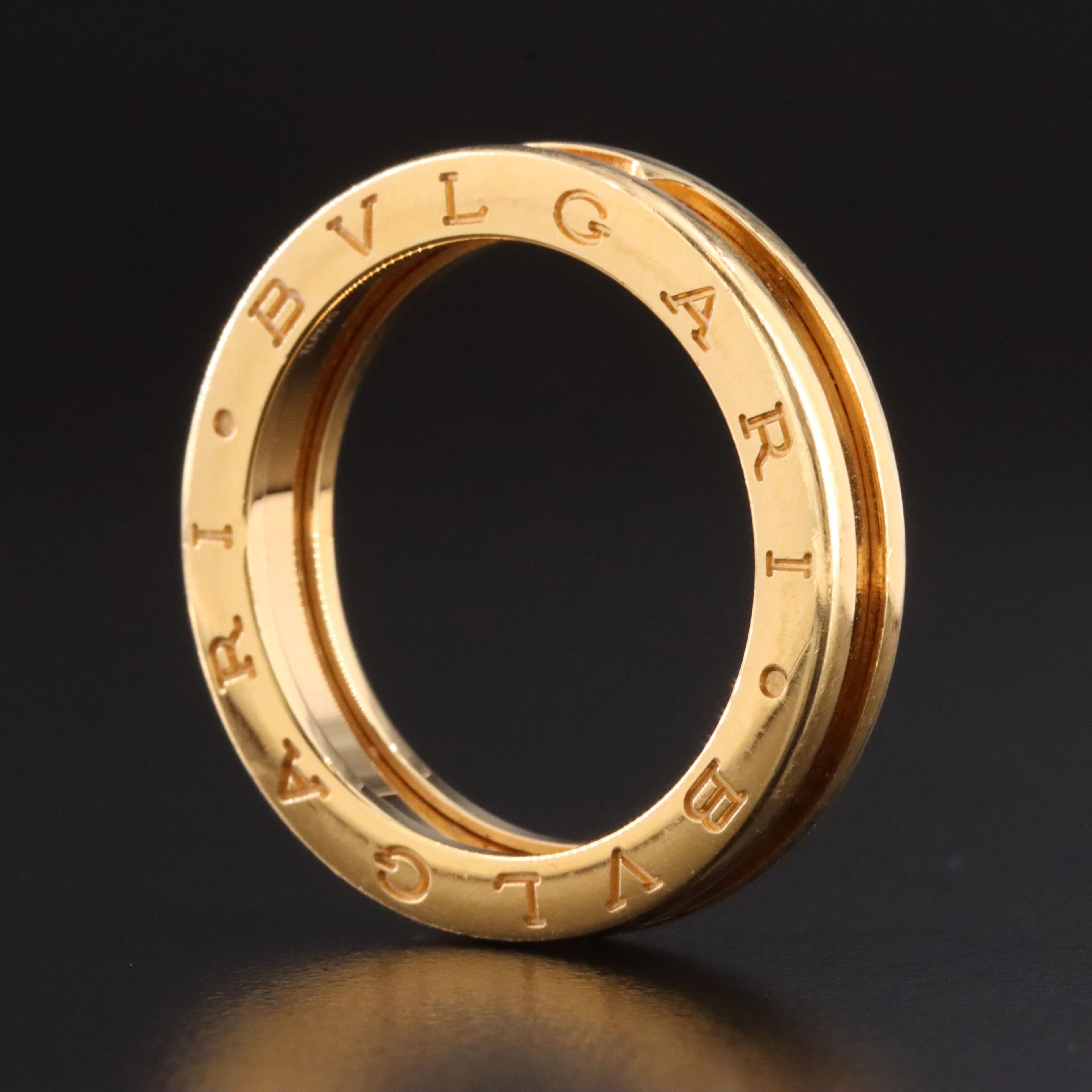 Bulgari BVLGARI B.Zero1 18K Single Row Ring