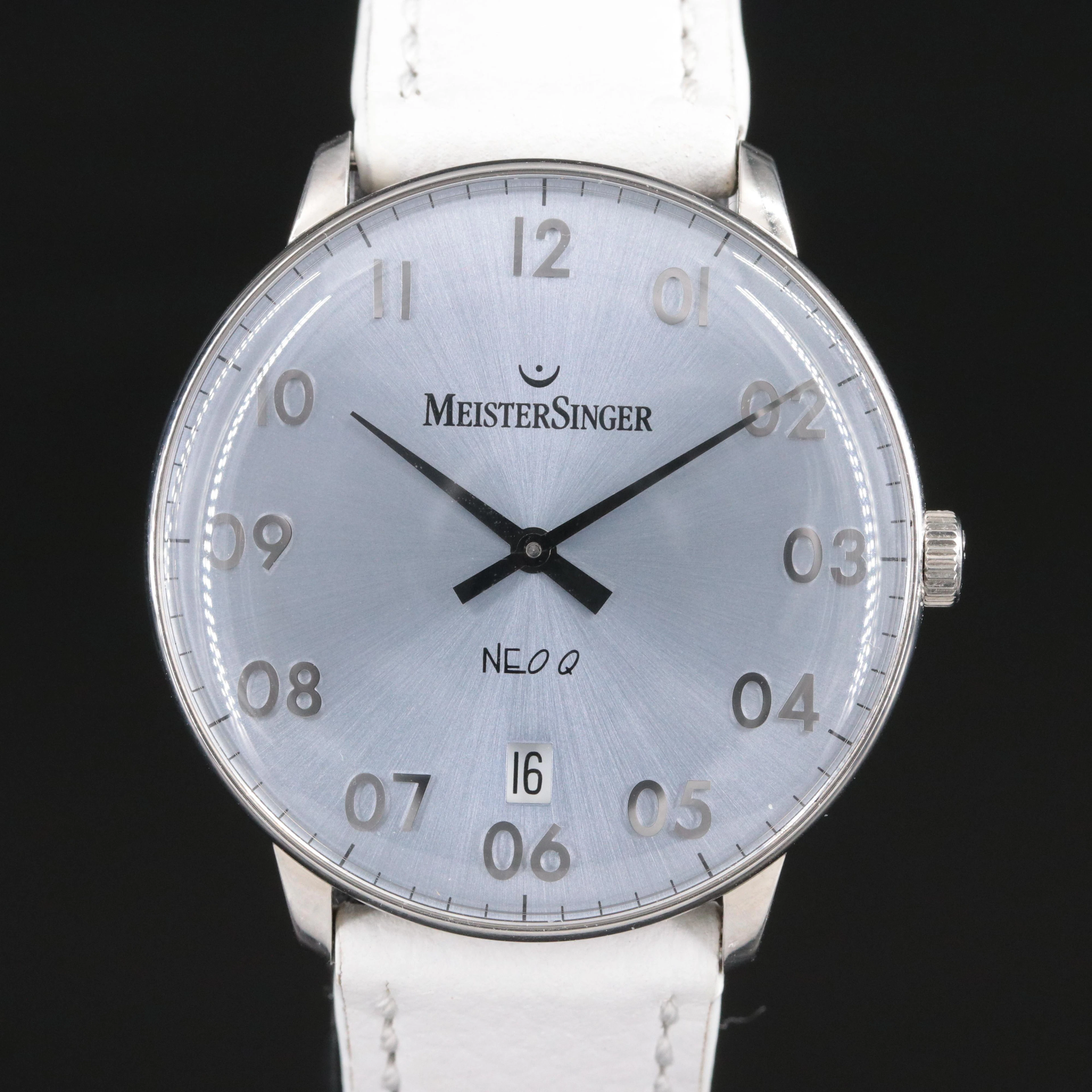 MeisterSinger NEO Quartz NQ208 Steel Watch