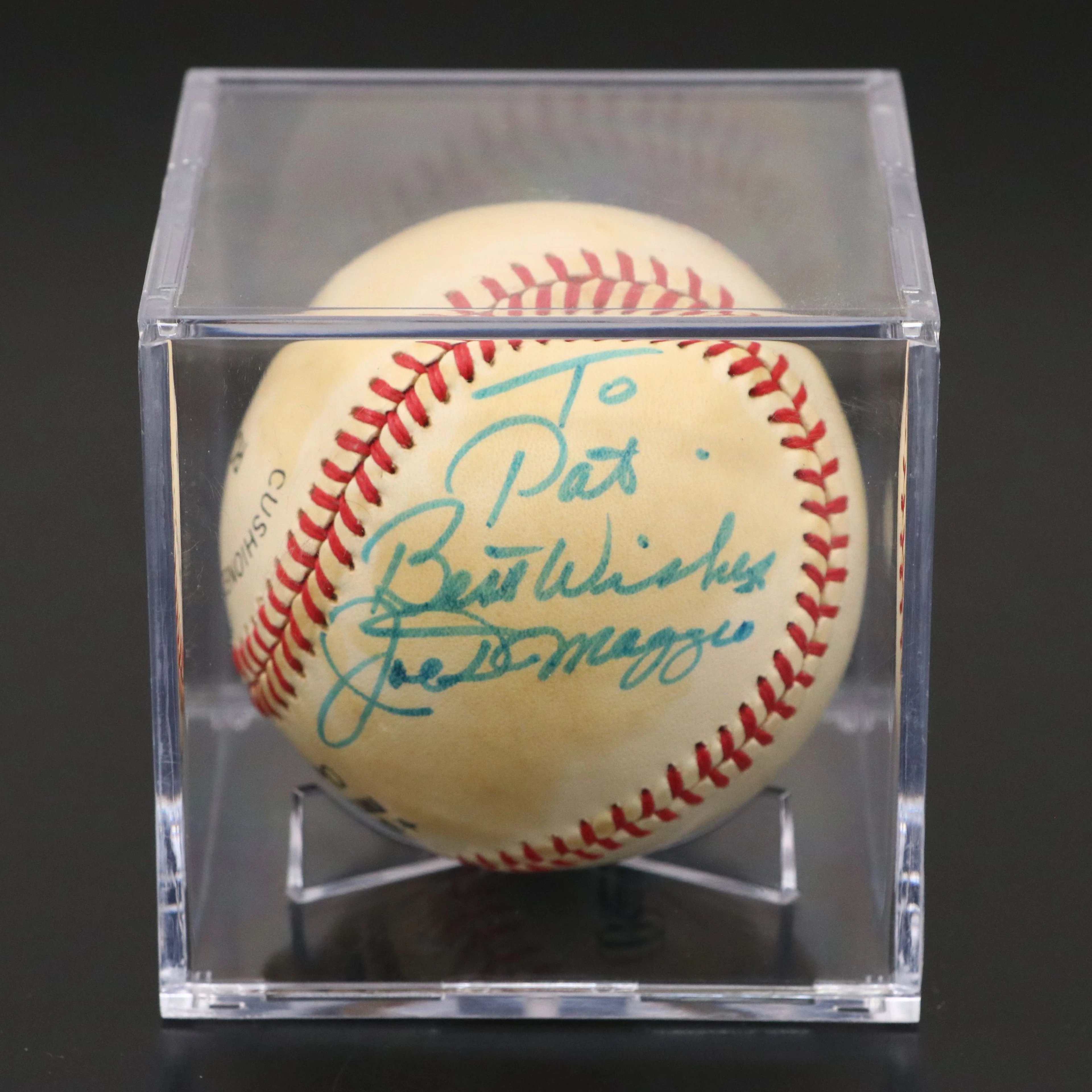 Joe DiMaggio Signed Rawlings Official National League Baseball, JSA