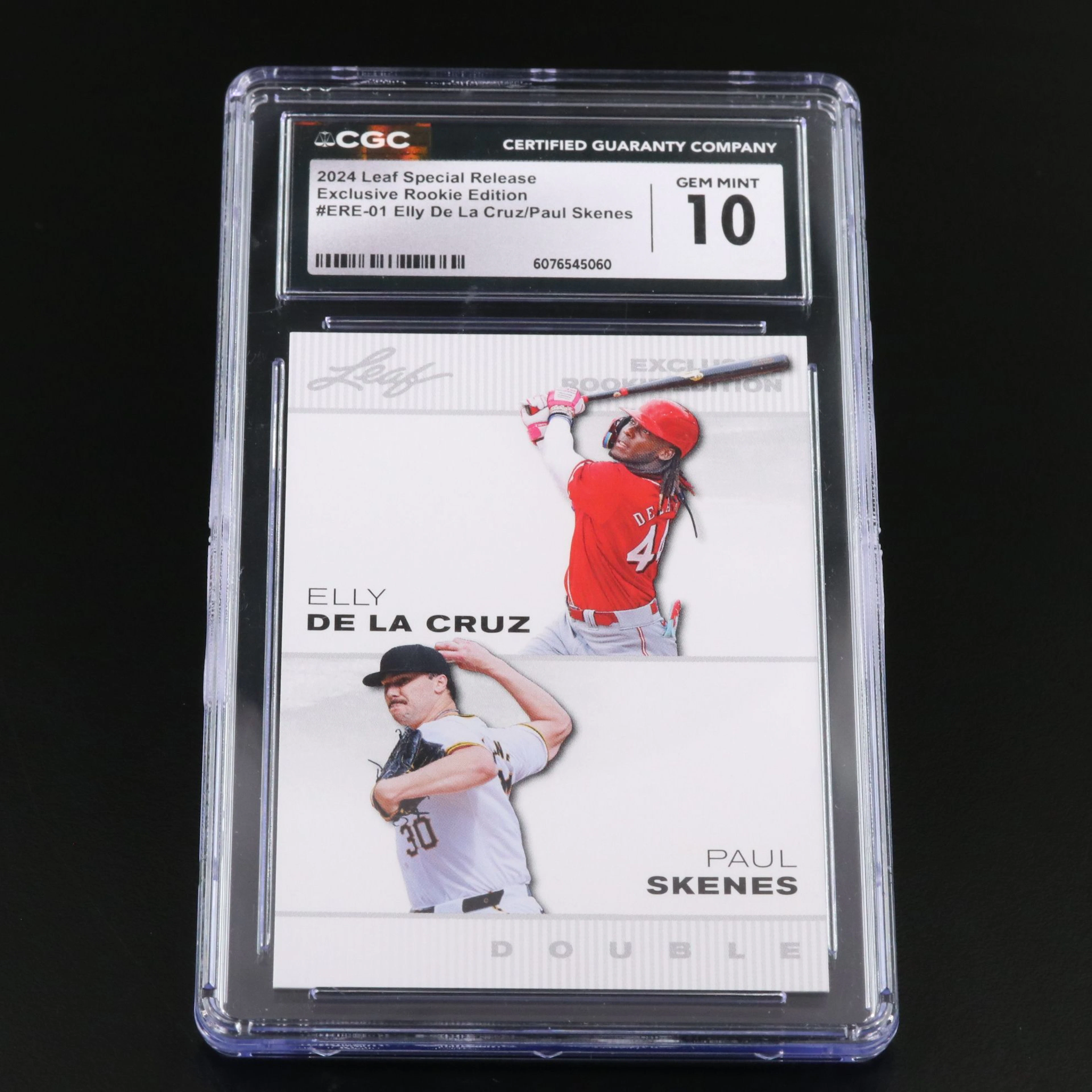 2024 Leaf Elly De La Cruz and Paul Skenes Rookie Cards Graded CGC 10