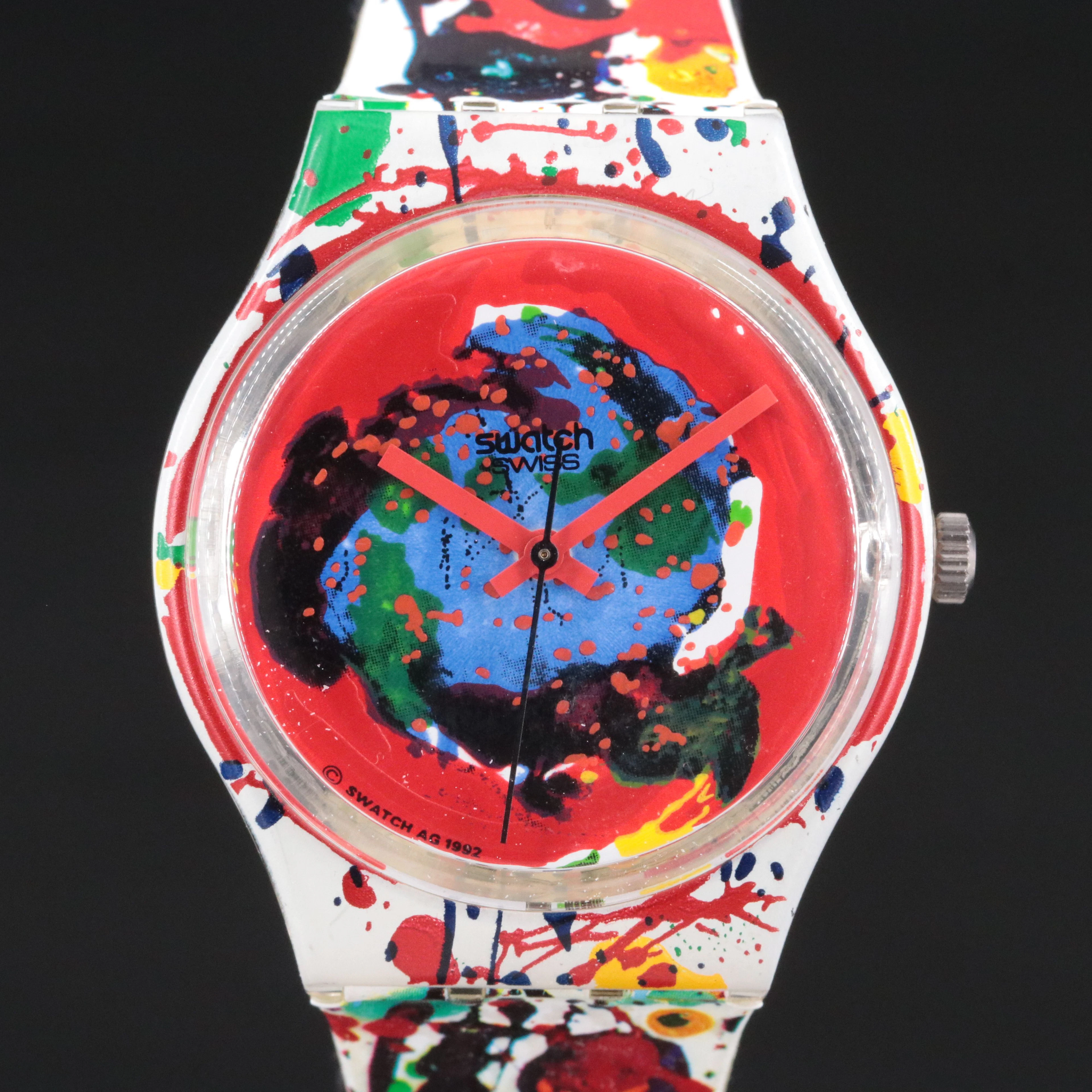 Swatch x Sam Francis "Art Special" Swiss Quartz Watch