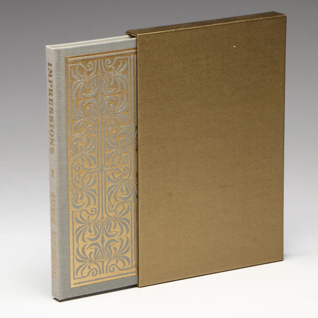 Signed Limited First Edition "Impressions" by John Updike, 1985