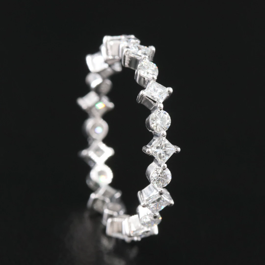 14K 0.91 CTW Diamond Eternity Band
