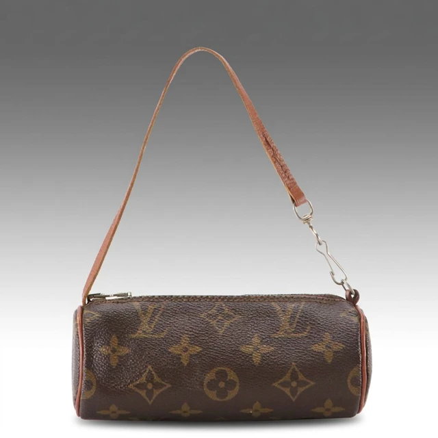 Louis Vuitton Papillon Pochette in Monogram Canvas and Vachetta Leather