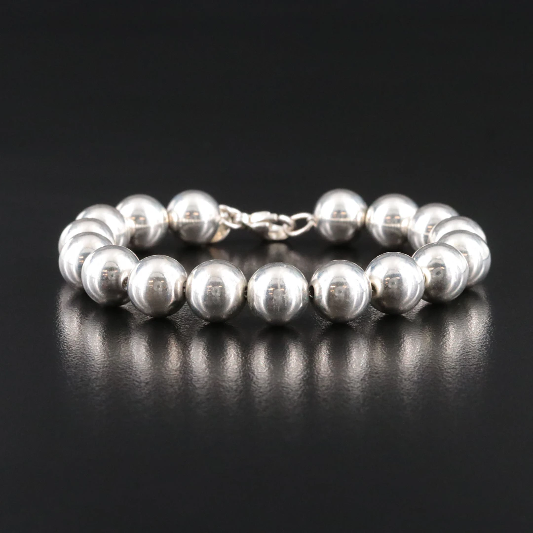 Tiffany & Co. Sterling Bead Bracelet