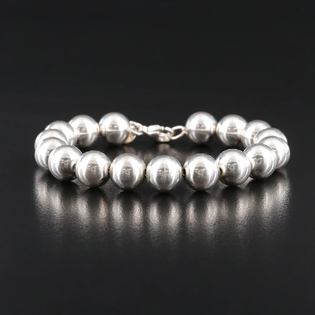 Tiffany & Co. Sterling Bead Bracelet