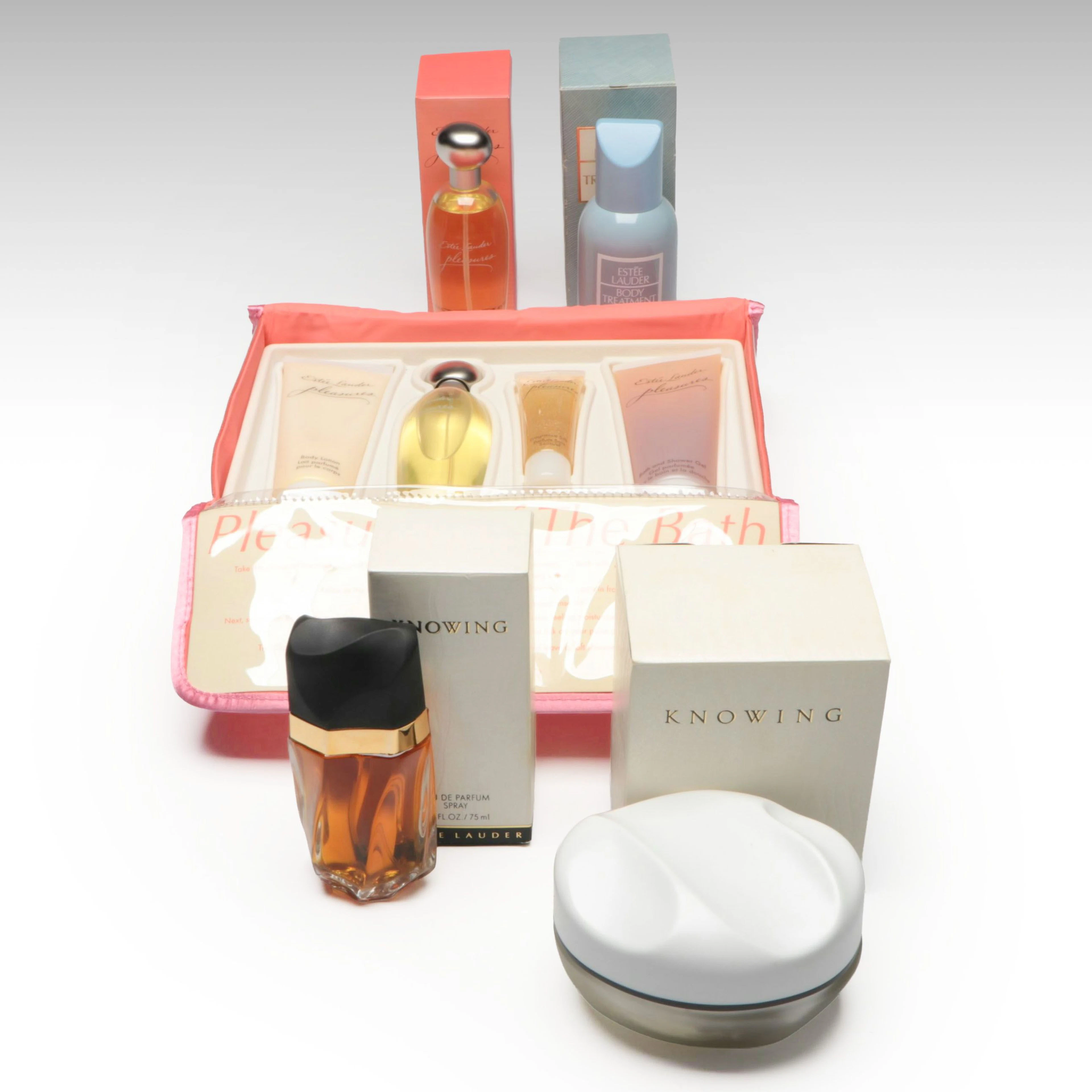 Estée Lauder "Pleasures of the Bath" with More Lotion and Perfume